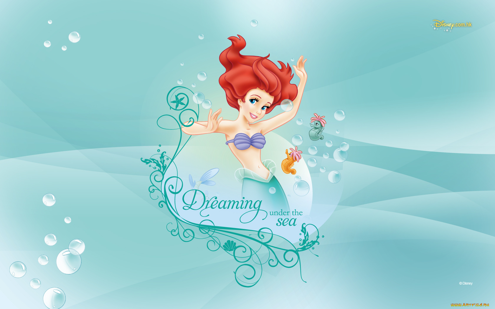 мультфильмы, the, little, mermaid