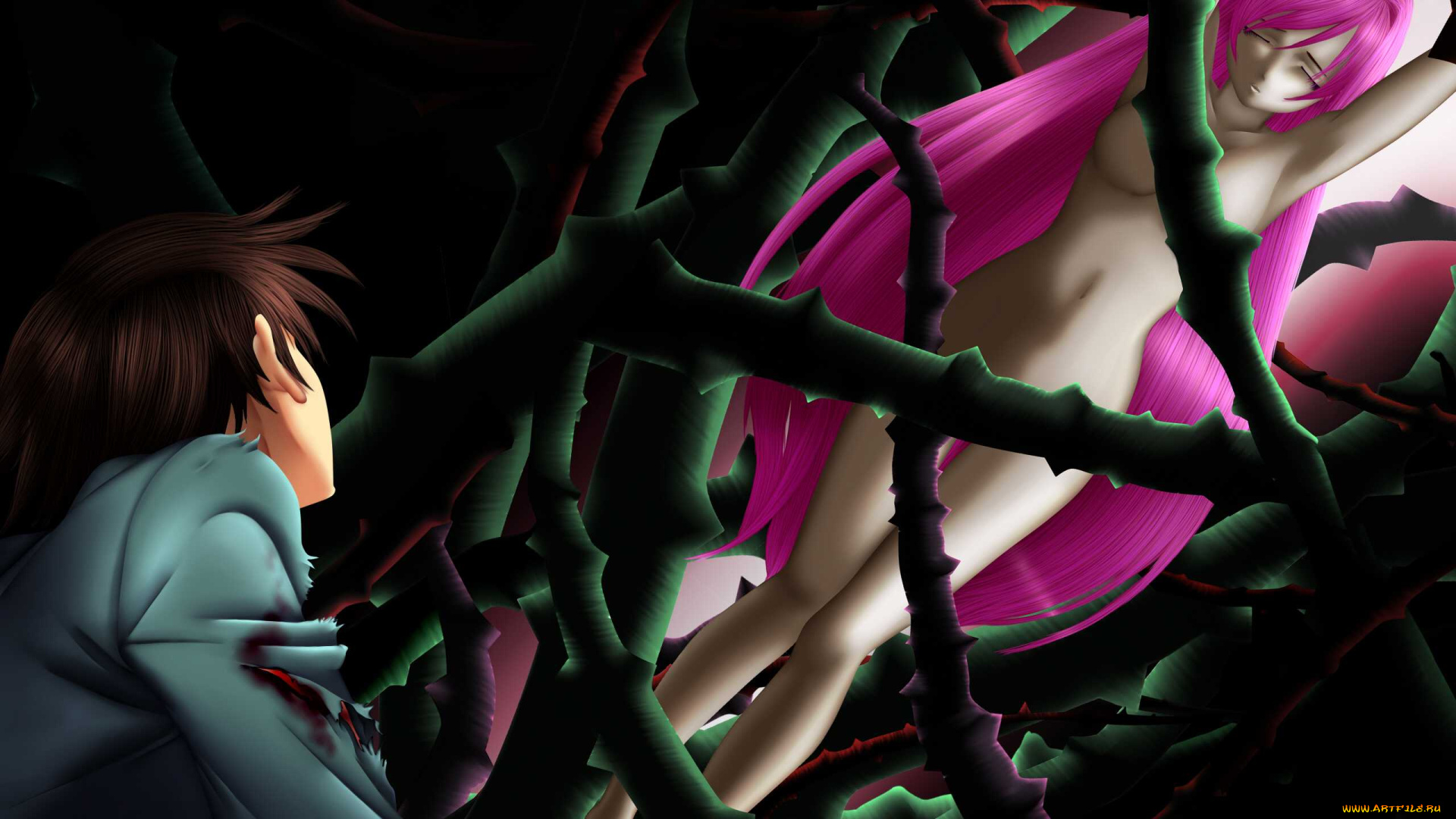 аниме, rosario, vampire