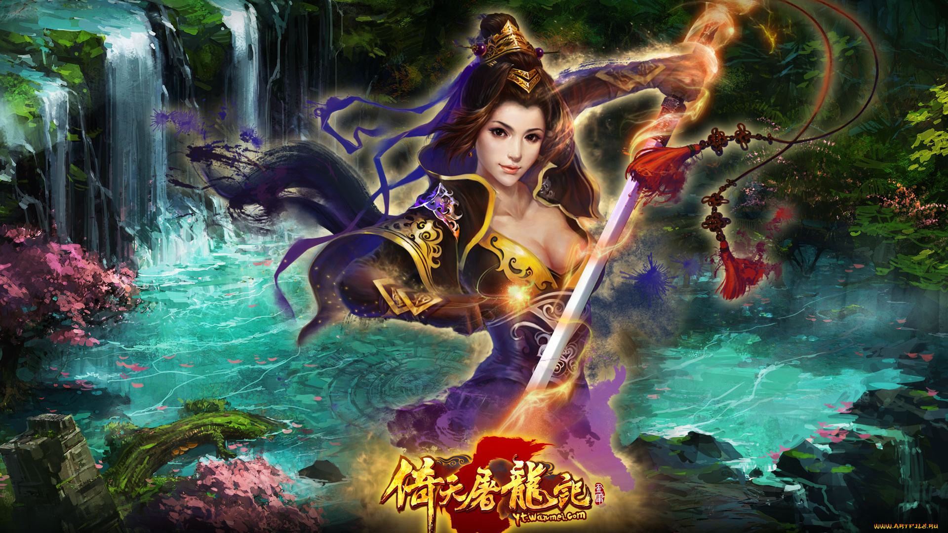 видео, игры, heaven, sword, and, dragon, sabre