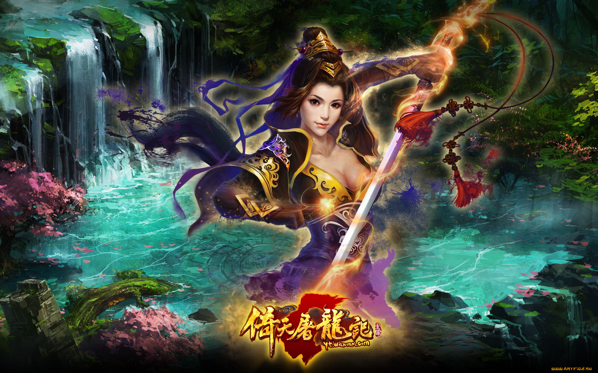 видео, игры, heaven, sword, and, dragon, sabre