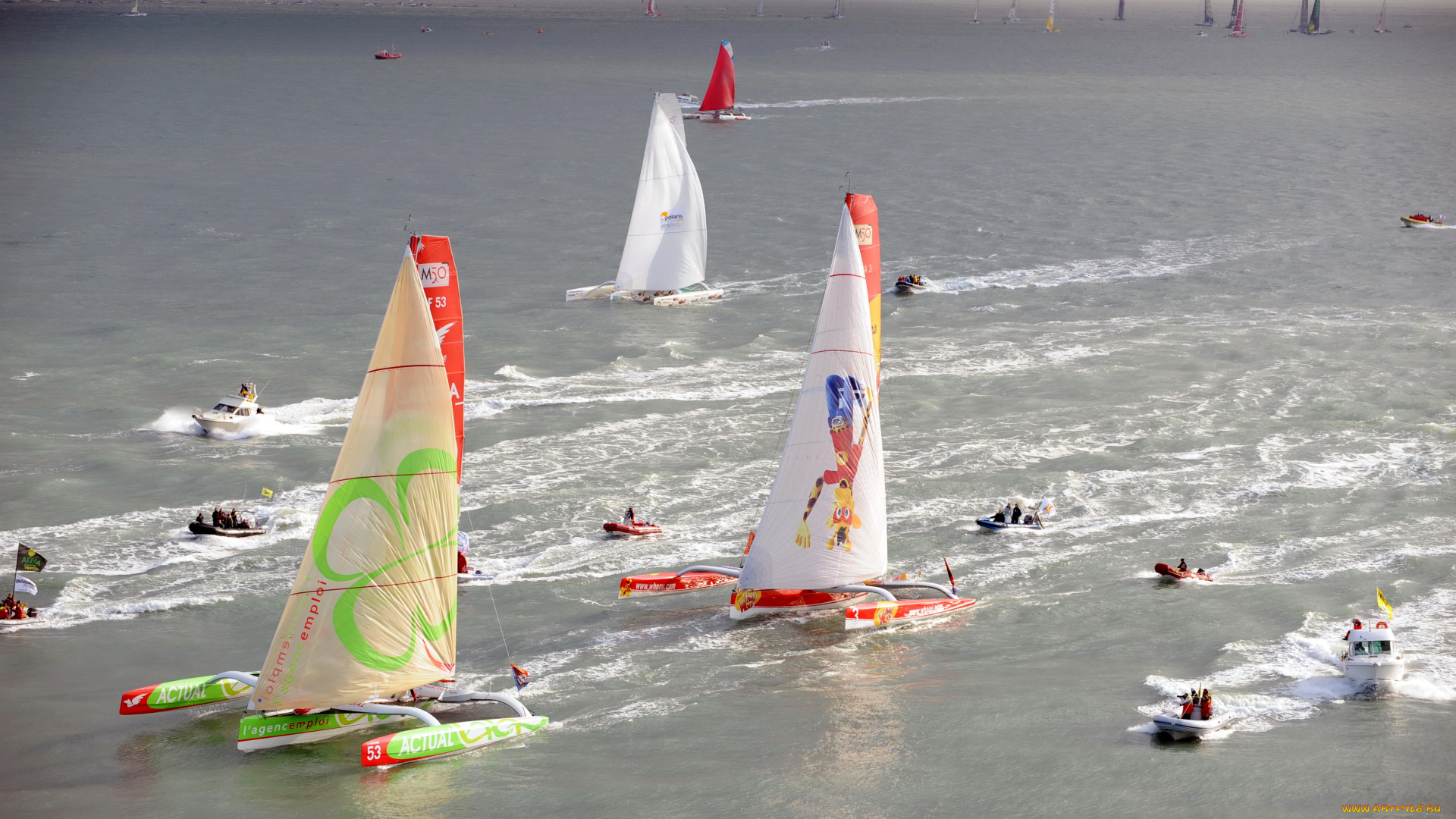 корабли, парусники, парусник, море