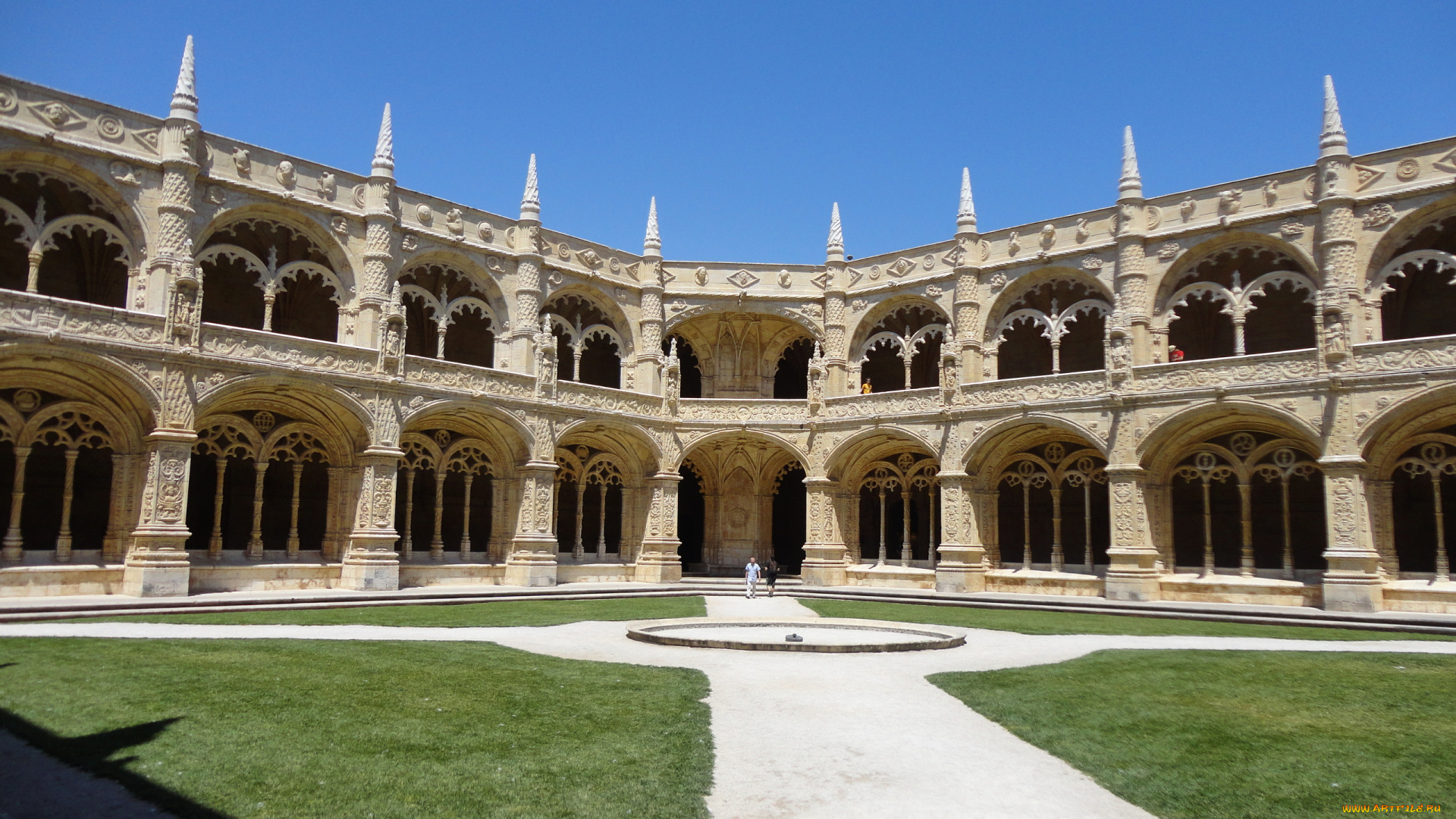 mosterios, dos, jeronimos, города, дворцы, замки, крепости, дворец, дорожки