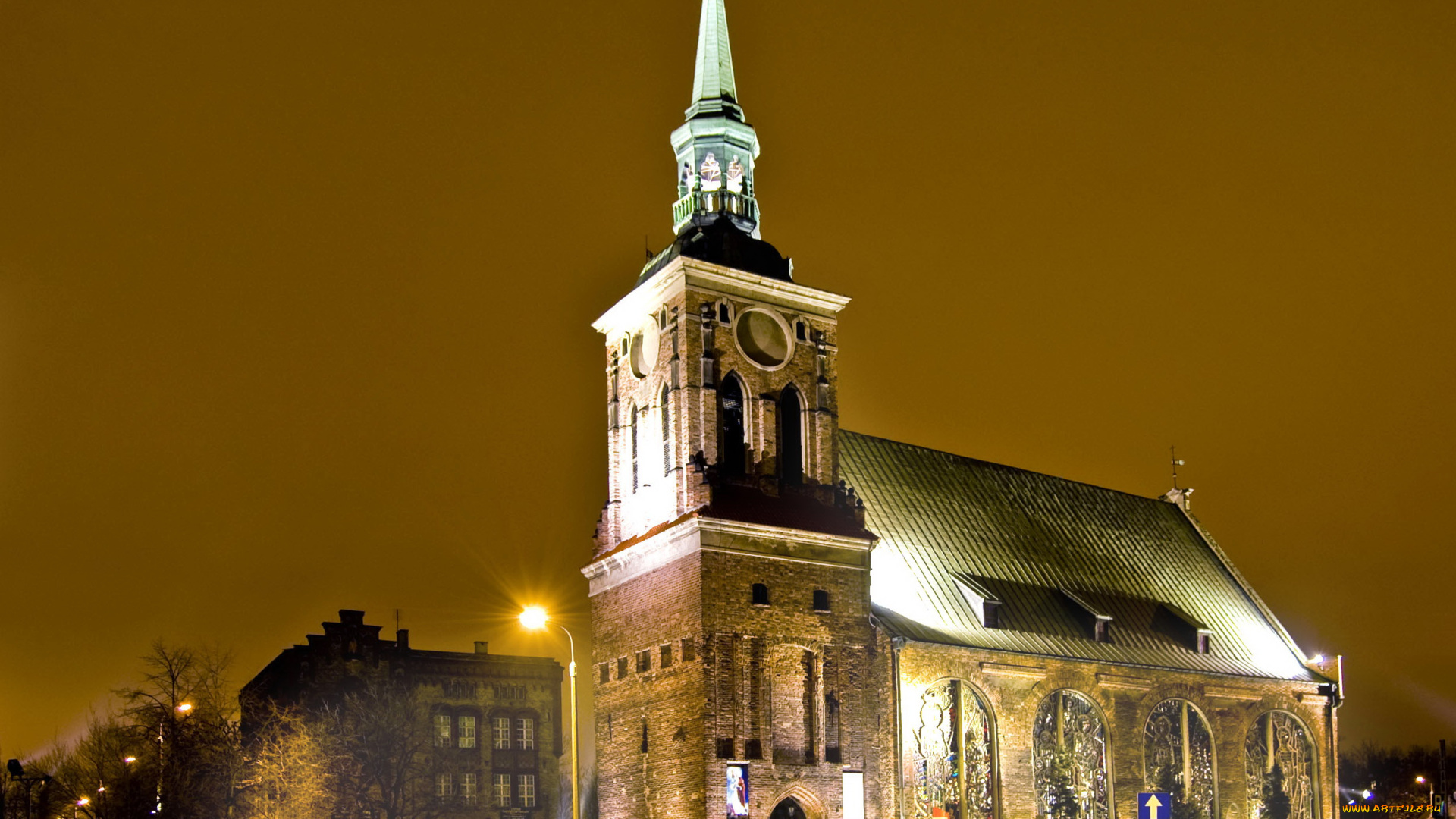 польша, гданьск, города, дома, улица