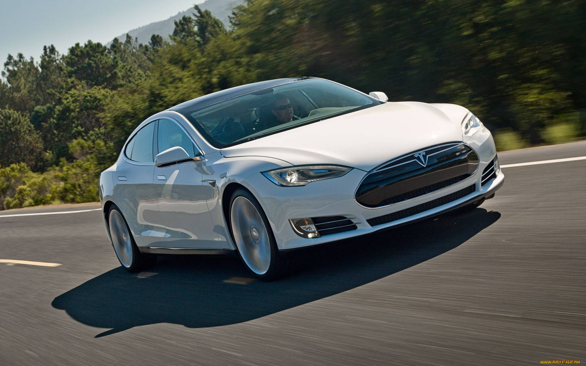 автомобили, tesla, model, s, electric