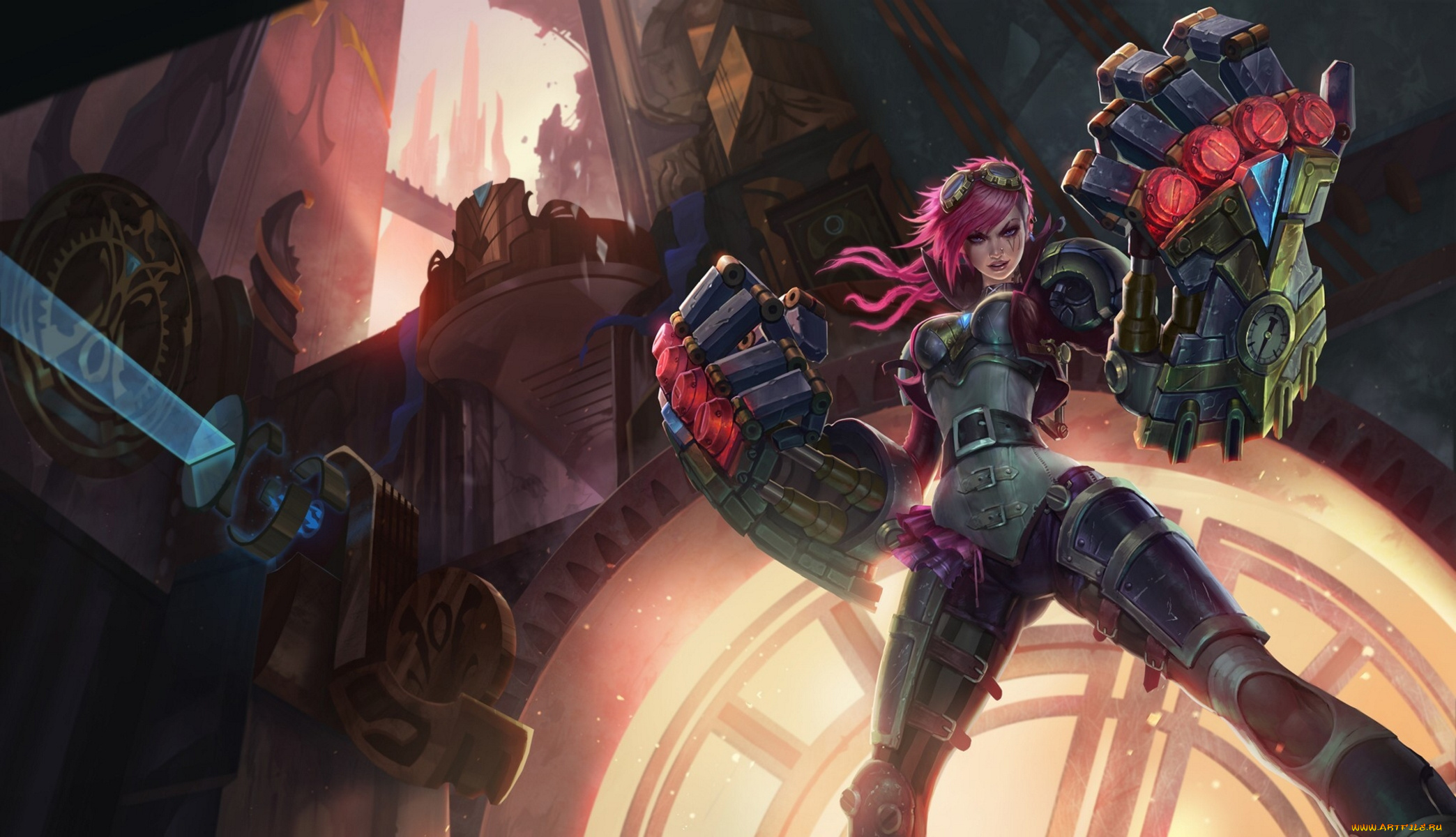 видео, игры, league, of, legends, метал, vi