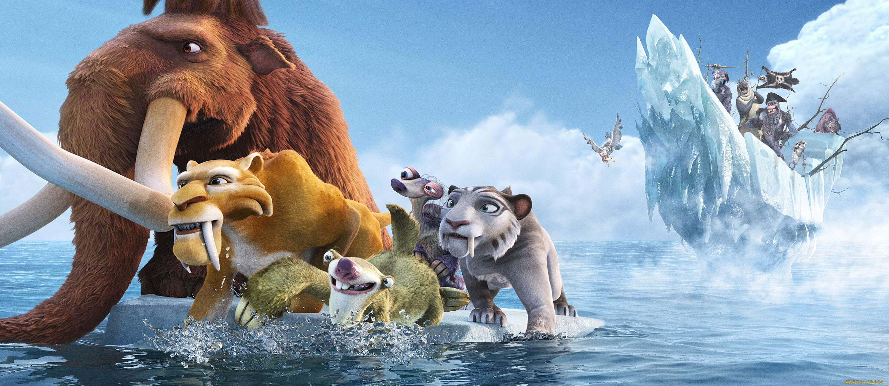 мультфильмы, ice, age, continental, drift