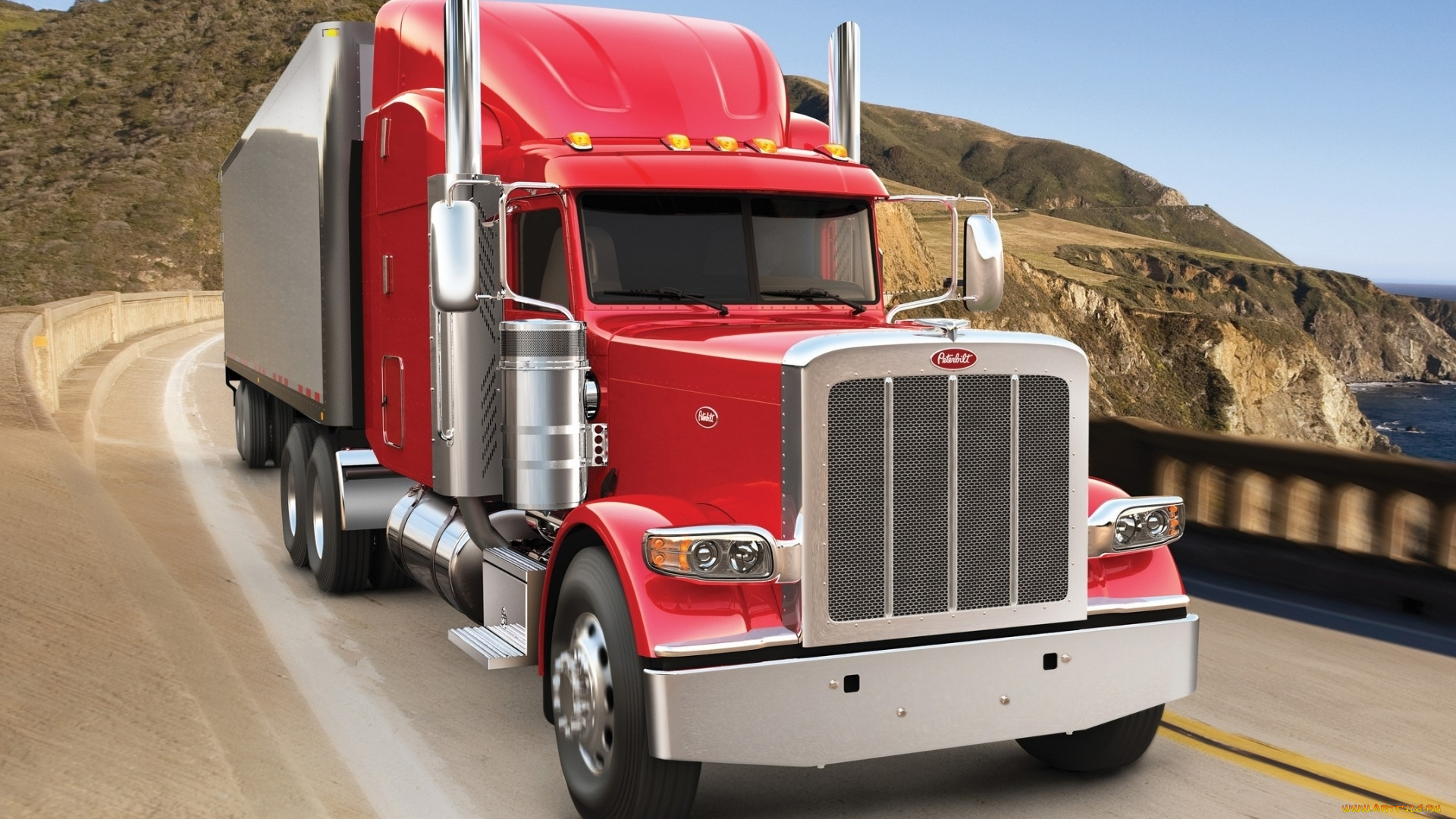 автомобили, 3д, тягач