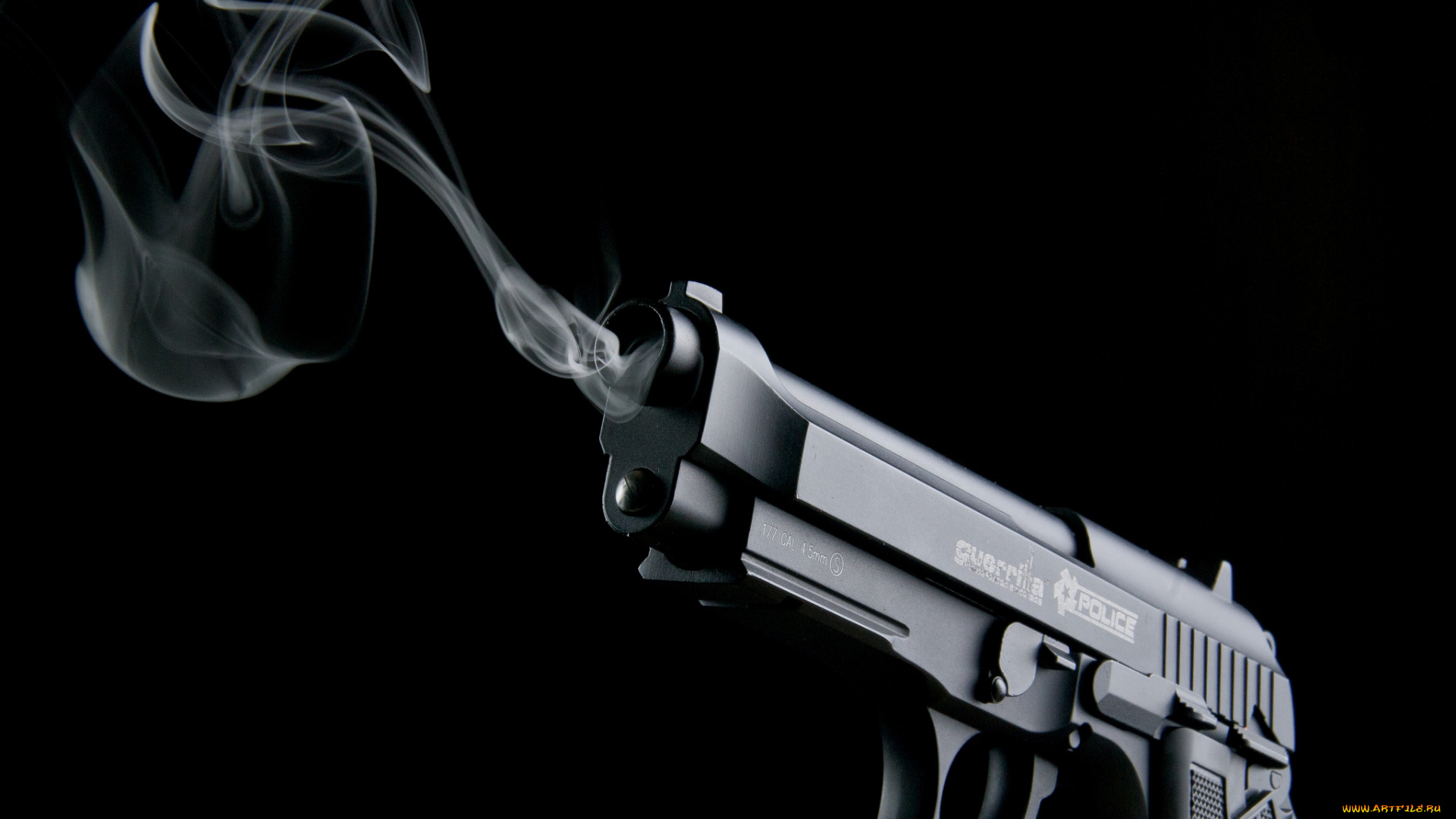 оружие, пистолеты, выстрел