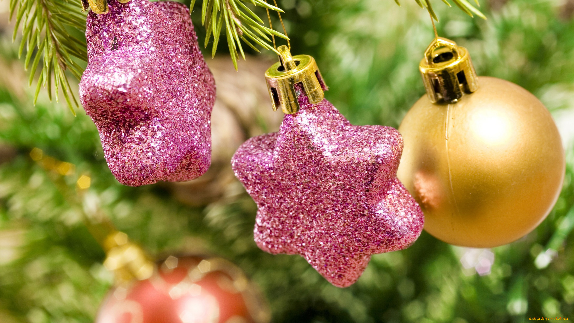 праздничные, украшения, шарик, звёзды