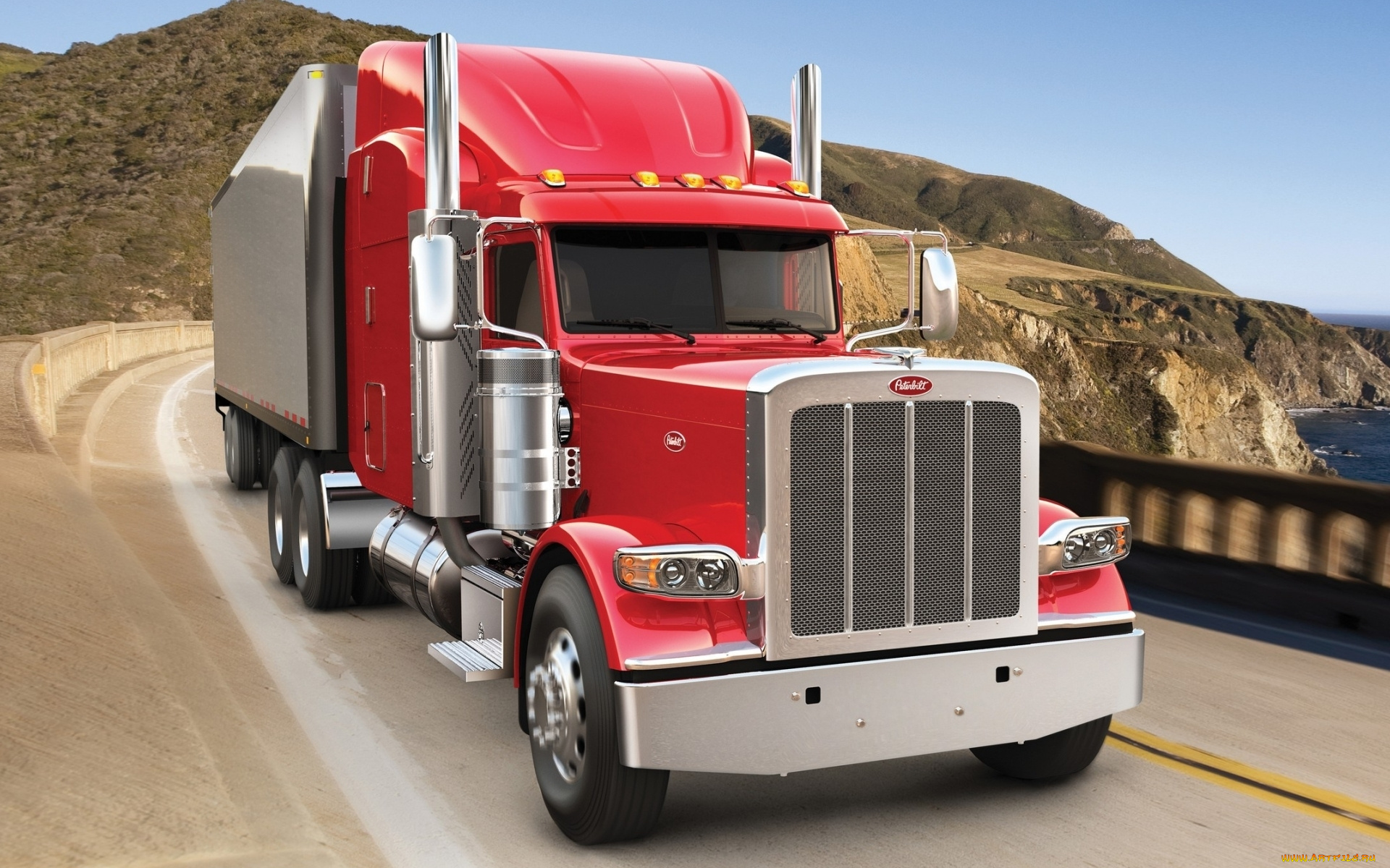 автомобили, 3д, тягач