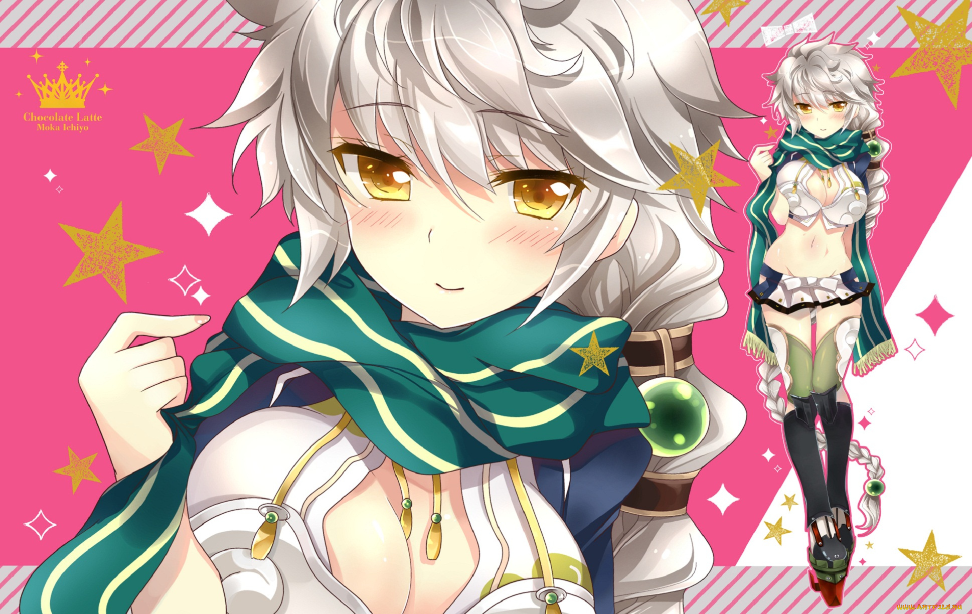 аниме, kantai, collection, ichiyou, kancolle, unryuu, kantai, collection, взгляд, блондинка, девушка, арт, moka