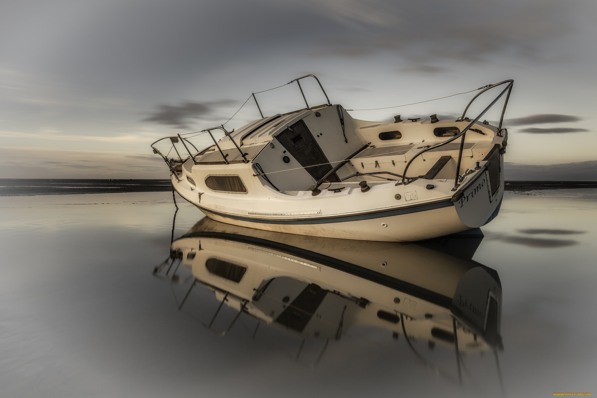 корабли, баркасы, , , буксиры, океан, баркас, отлив