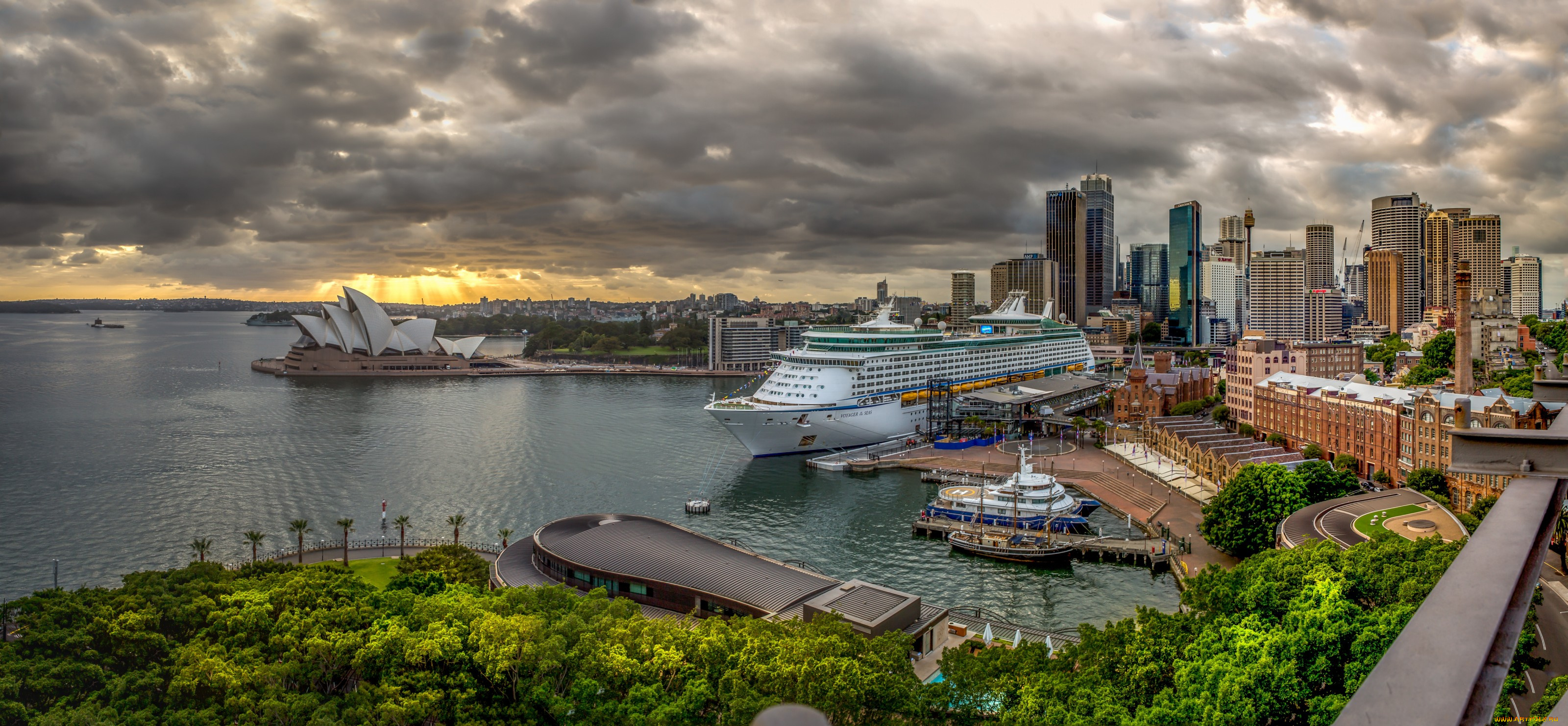 sydney, корабли, лайнеры, лайнер, порт, город