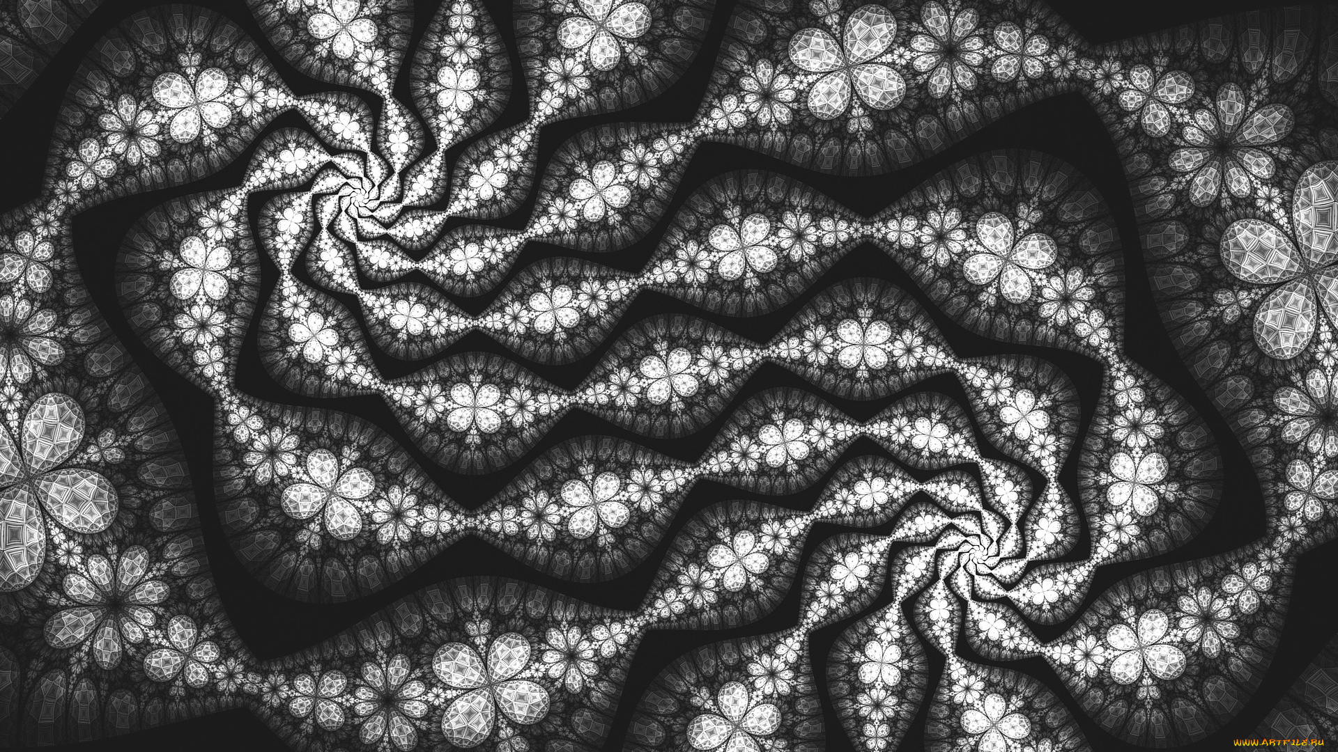 3д, графика, фракталы, , fractal, цвета, узор, фон