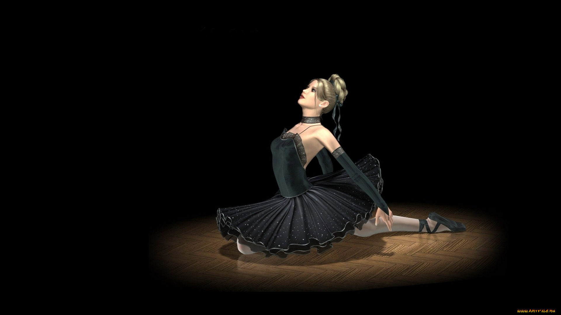 3д, графика, люди, , people, пуанты, балерина, фон, пачка, девушка, корсет