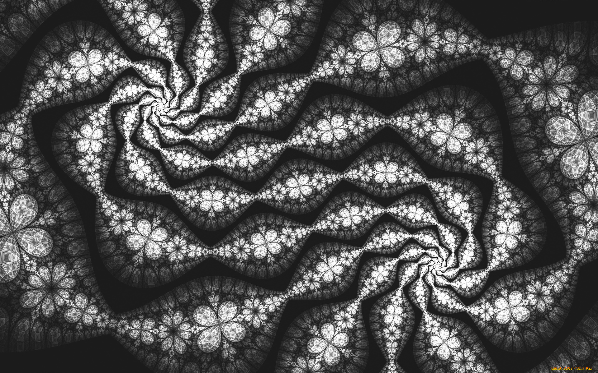 3д, графика, фракталы, , fractal, цвета, узор, фон