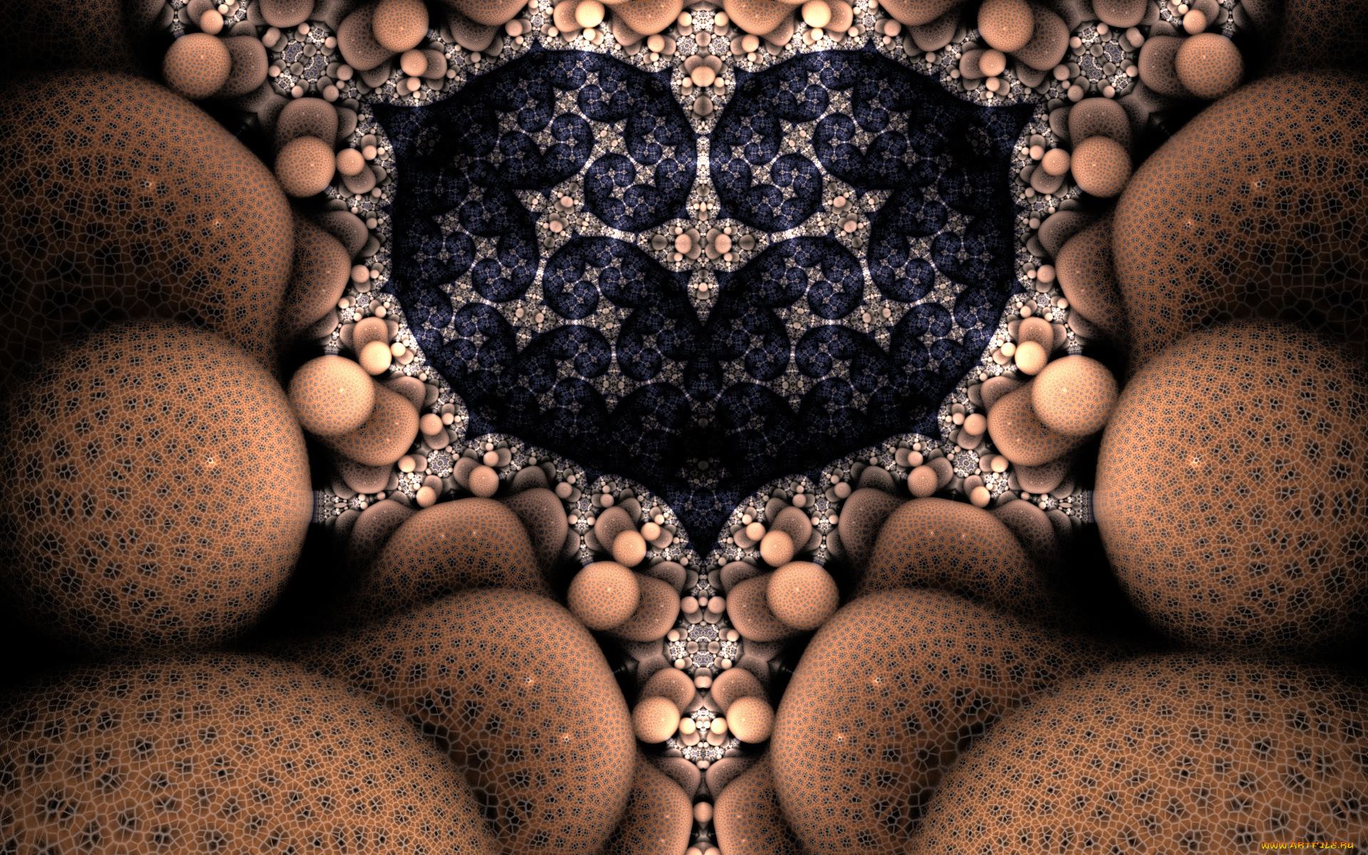 3д, графика, фракталы, , fractal, узор, цвета, фон