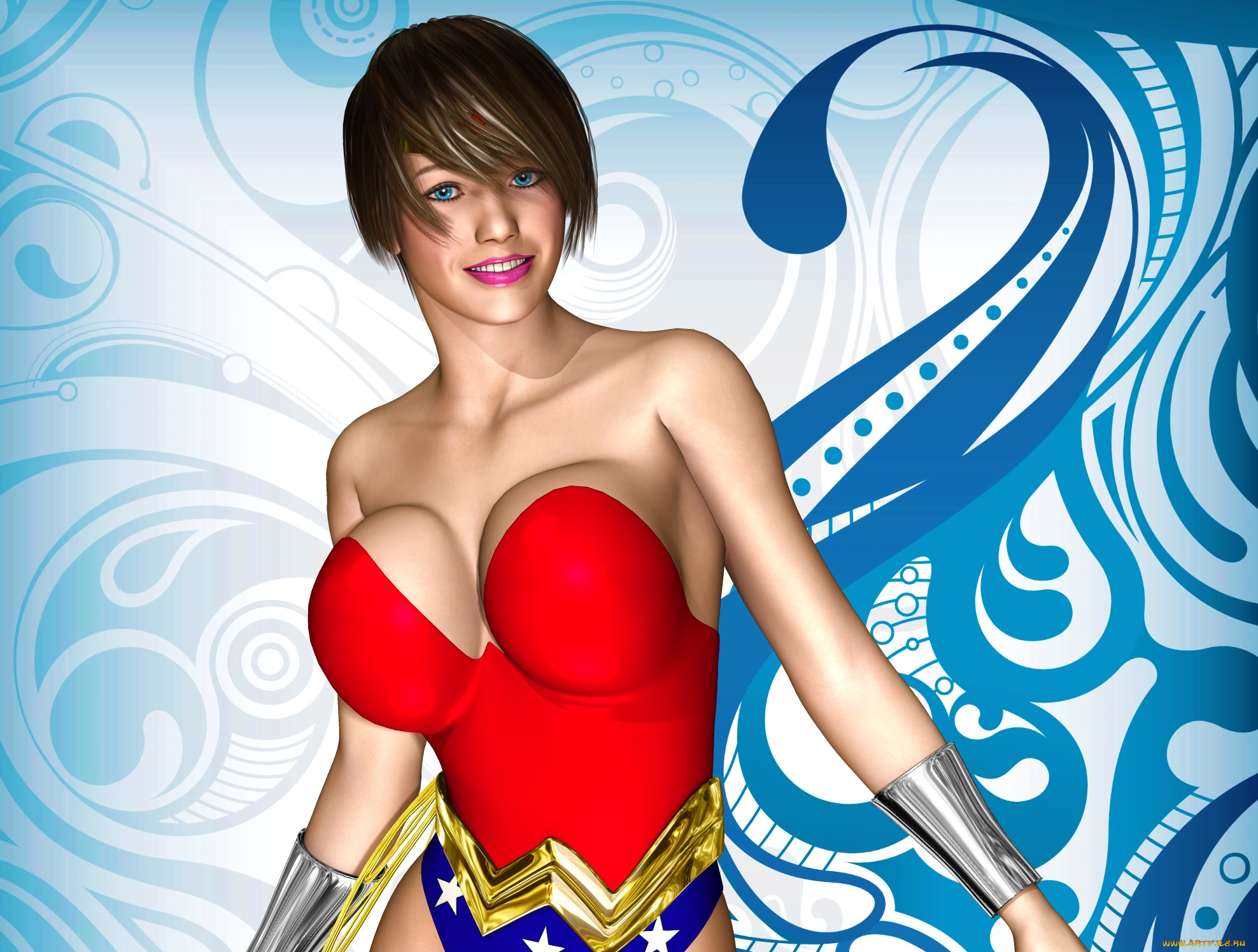 3д, графика, люди, , people, фон, взгляд, девушка