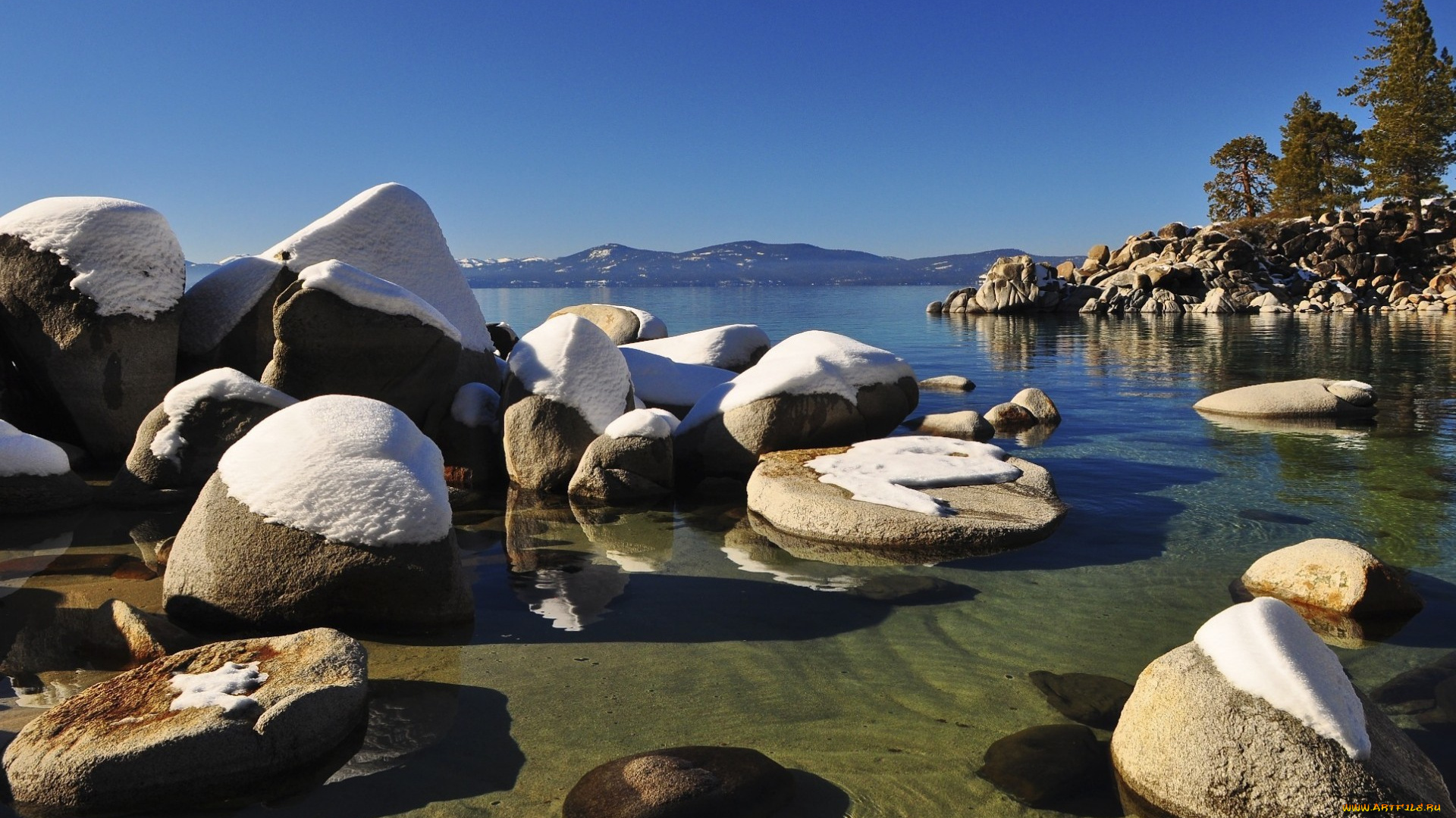 природа, побережье, касни