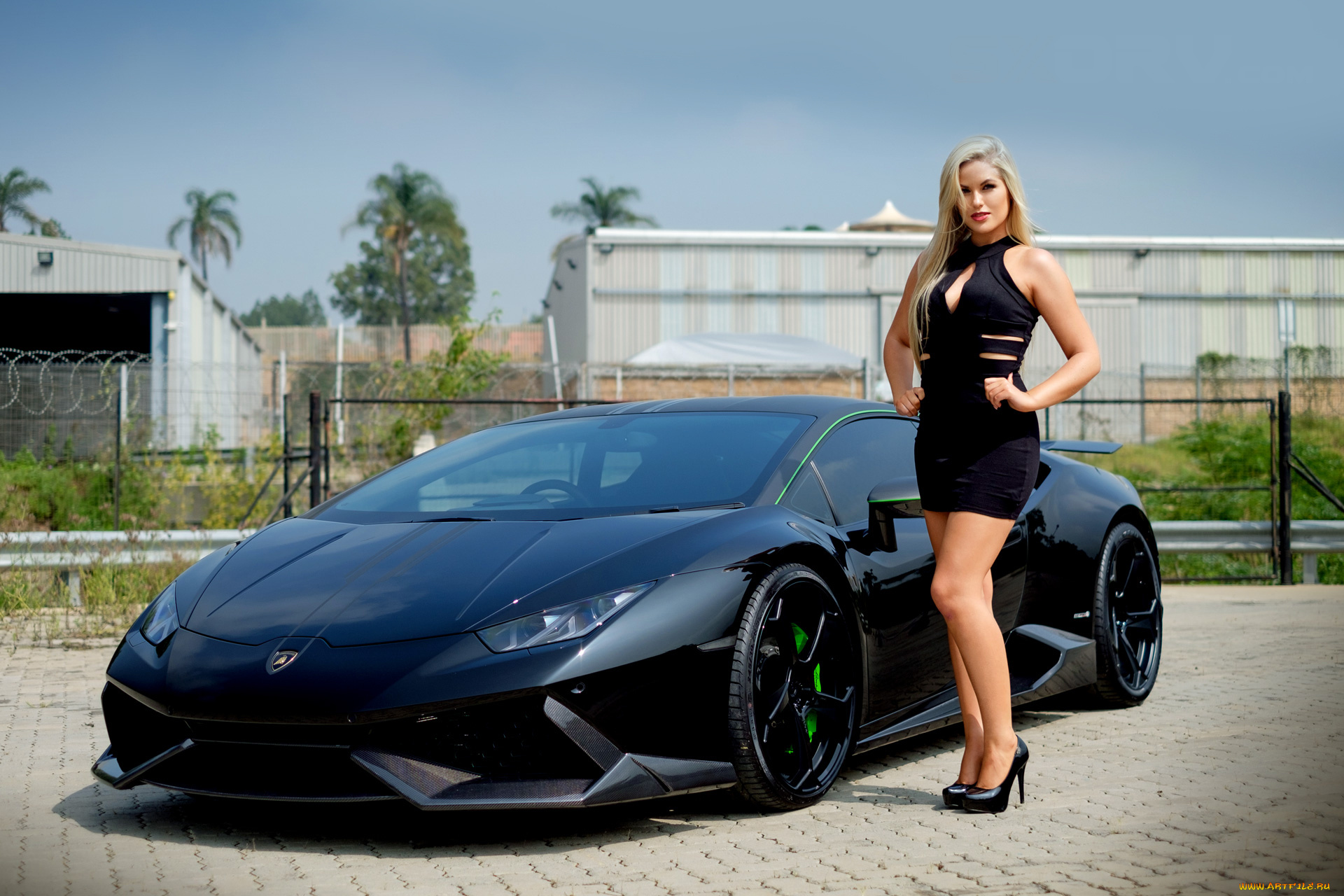 автомобили, -авто, с, девушками, lamborghini
