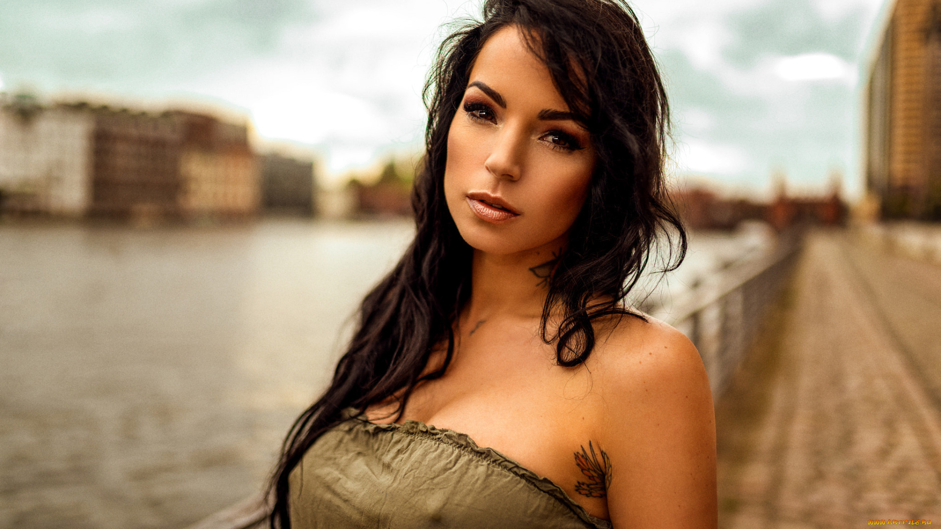 девушка, девушки, -unsort, , брюнетки, темноволосые, модель