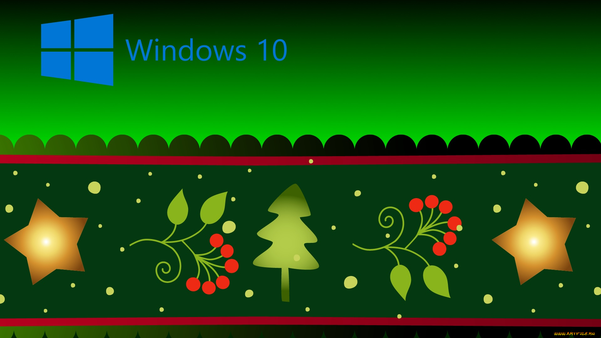компьютеры, windows, , 10, логотип, фон