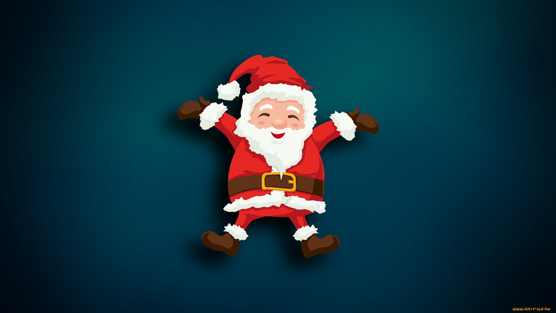 праздничные, векторная, графика, , новый, год, фон, праздник, рождество, санта, костюм, дедушка, -, клаус, минимализм, новый, год, санта-клаус