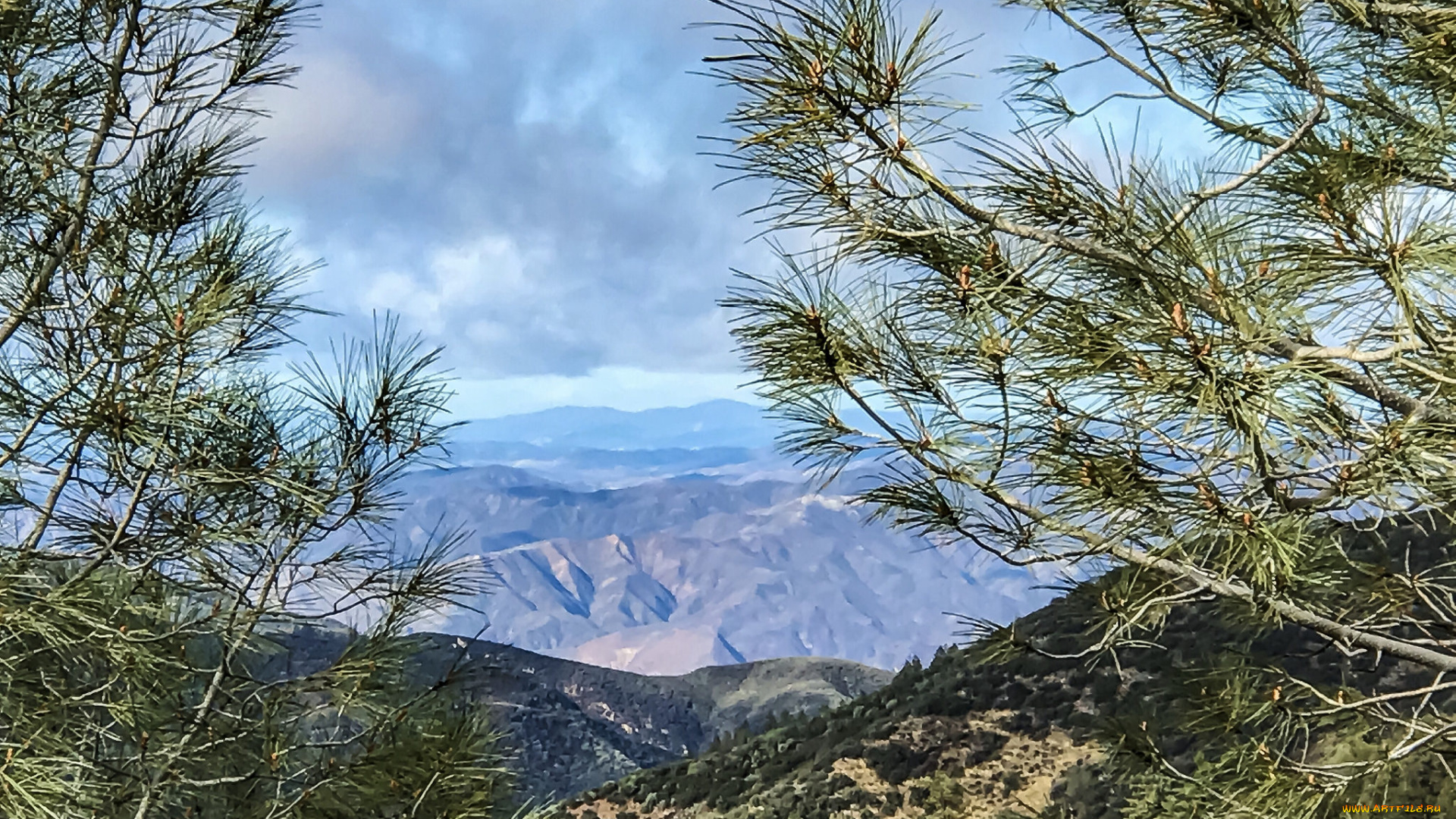 природа, горы, простор