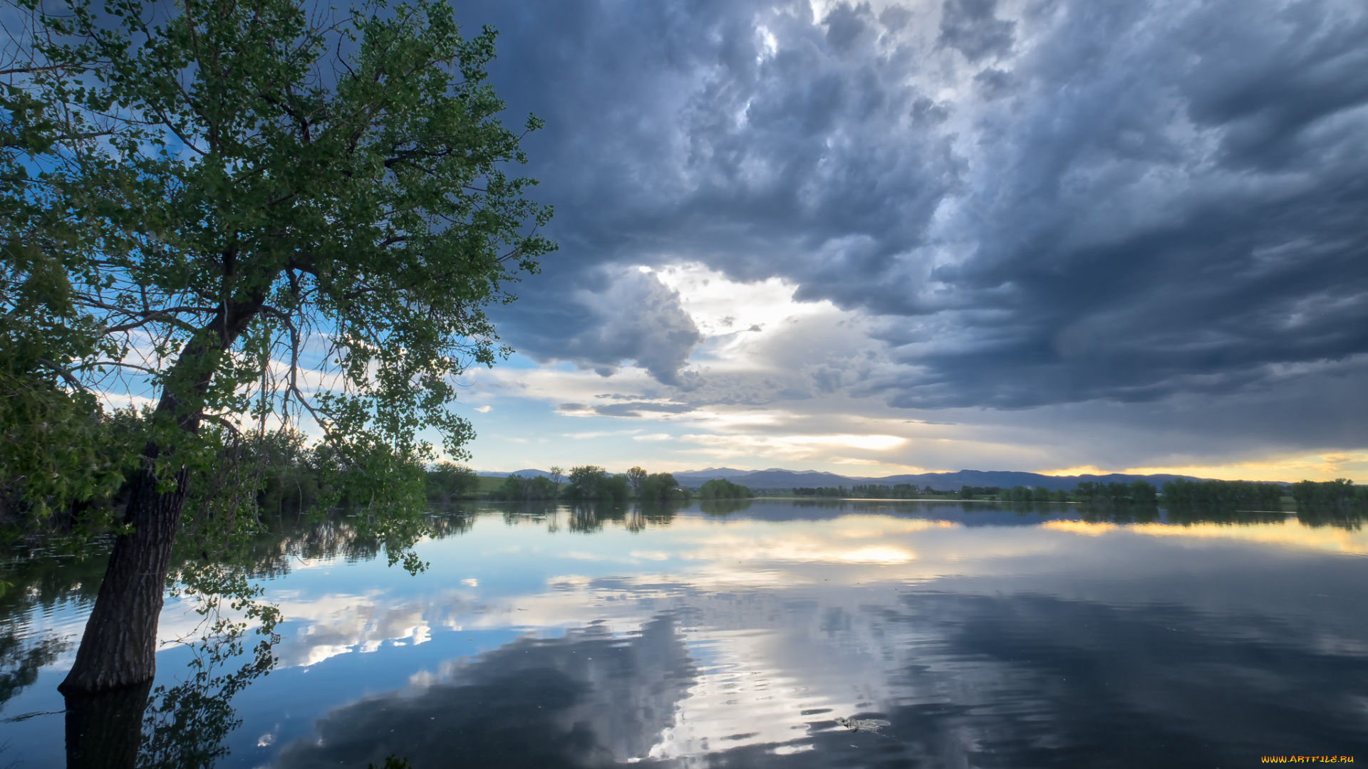 природа, реки, озера, простор