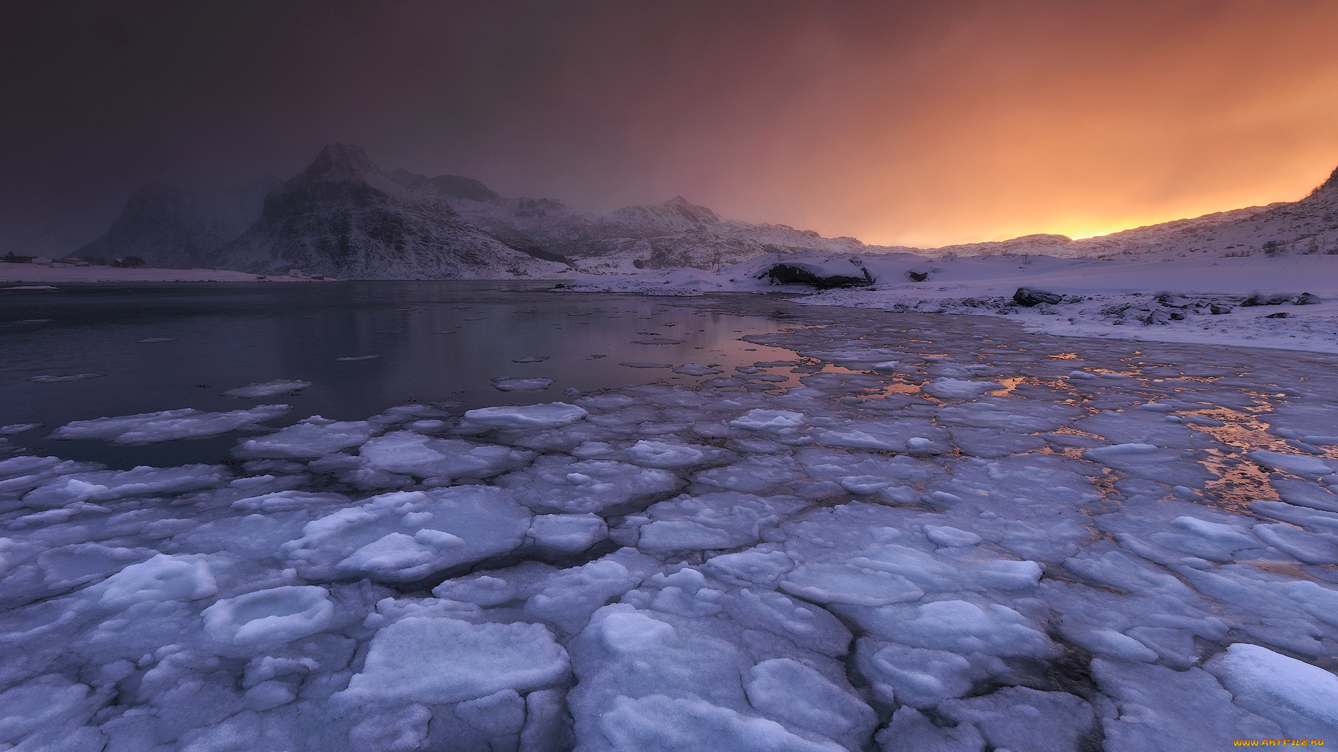 природа, восходы, закаты, простор