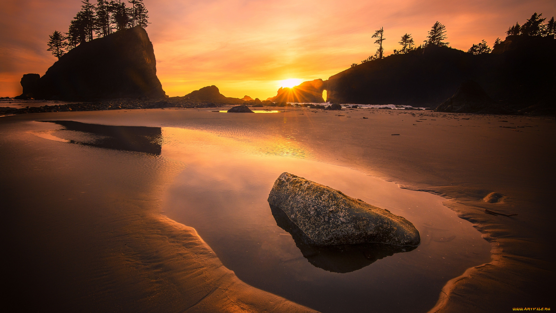 природа, восходы, закаты, простор