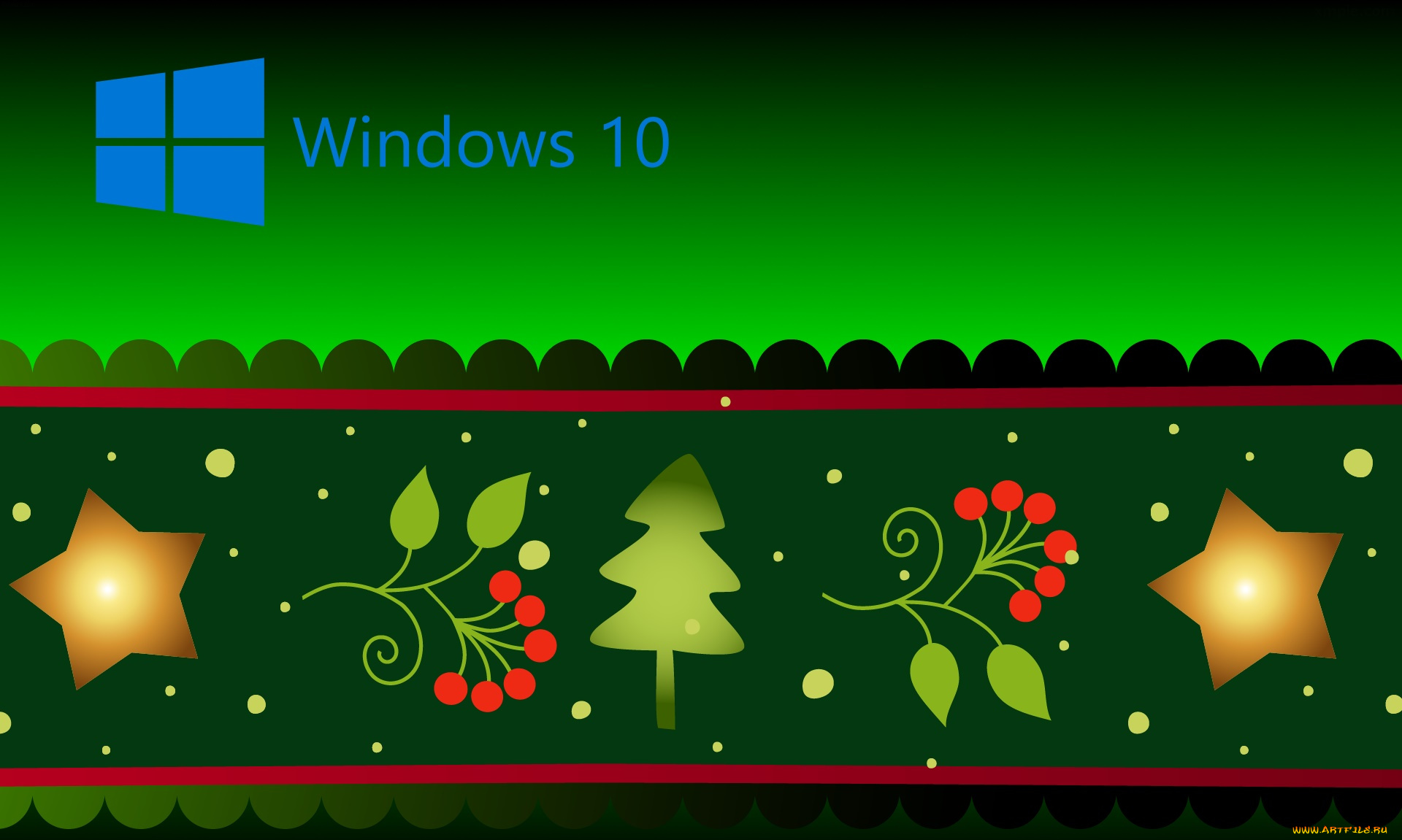 компьютеры, windows, , 10, логотип, фон