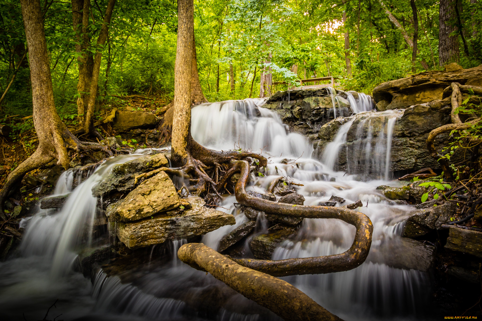 природа, водопады, простор