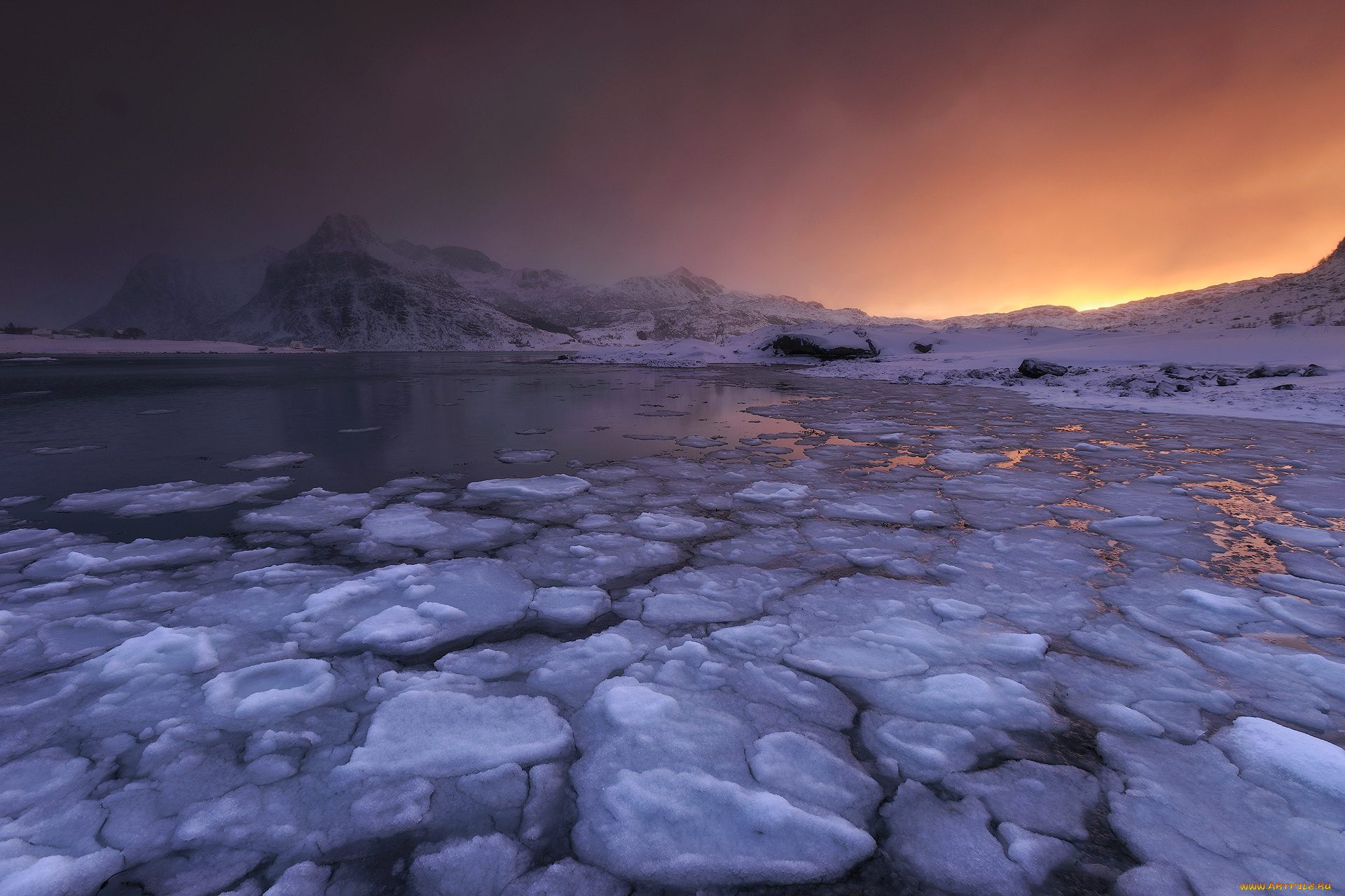 природа, восходы, закаты, простор