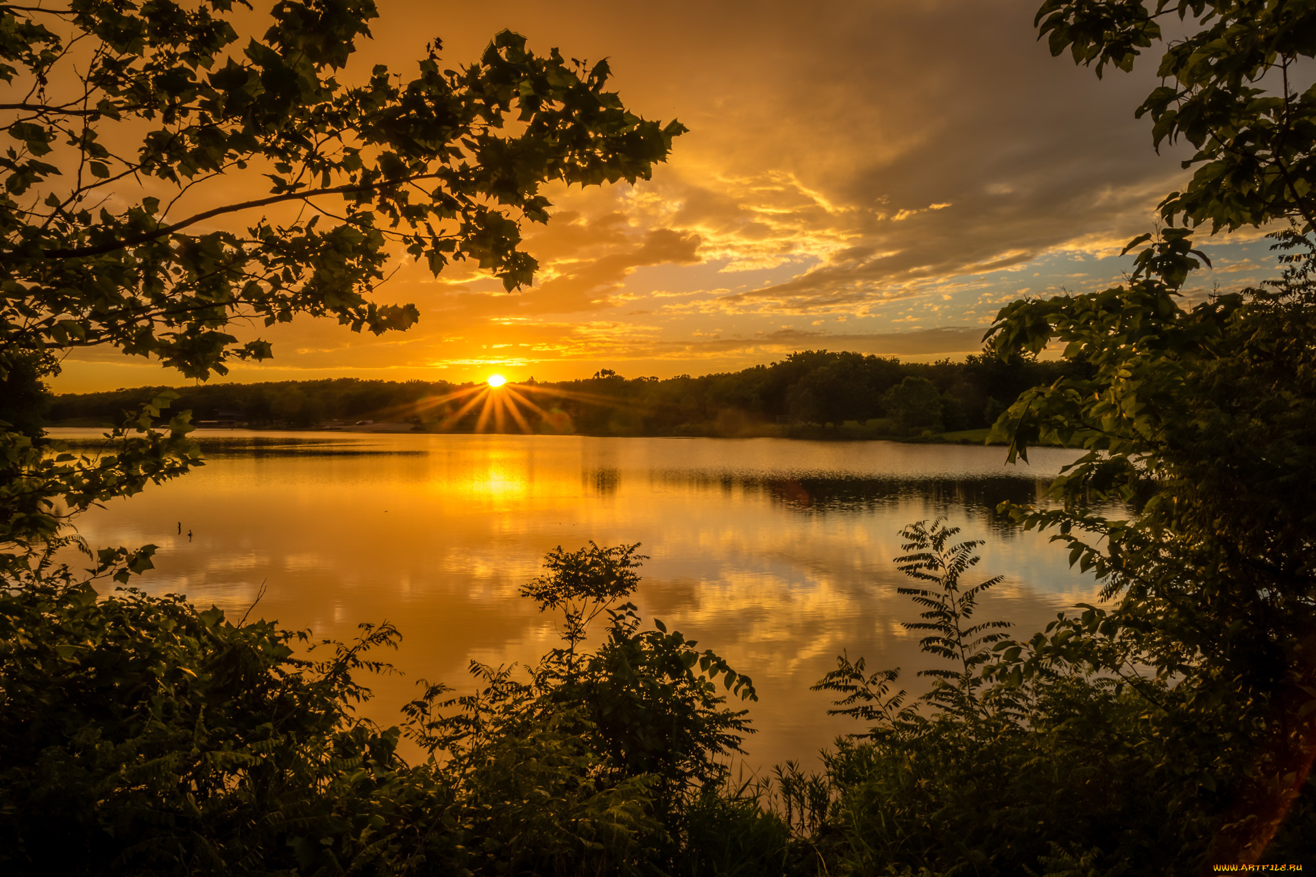 природа, восходы, закаты, простор