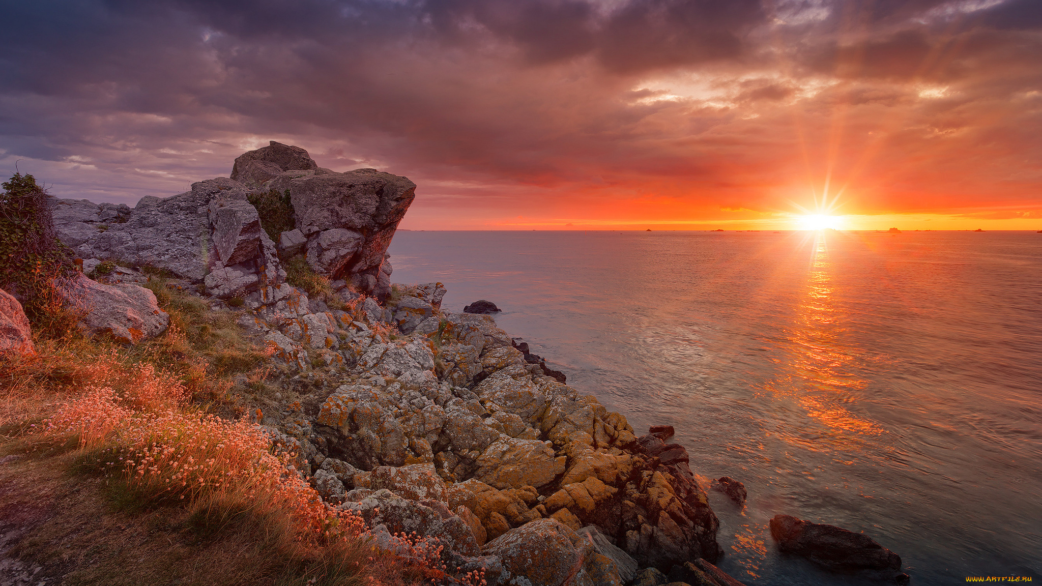 природа, восходы, закаты, простор