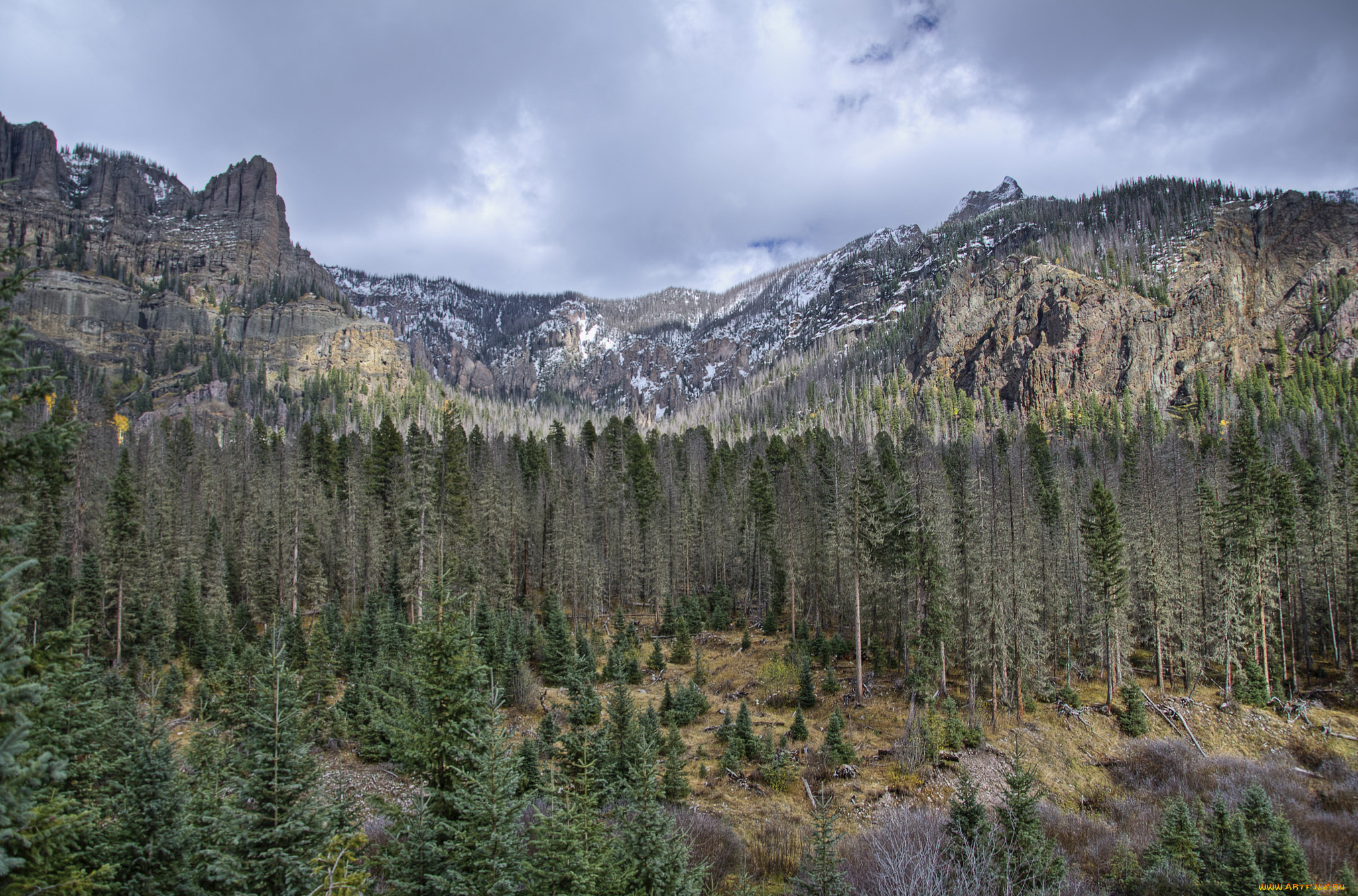 природа, горы, простор