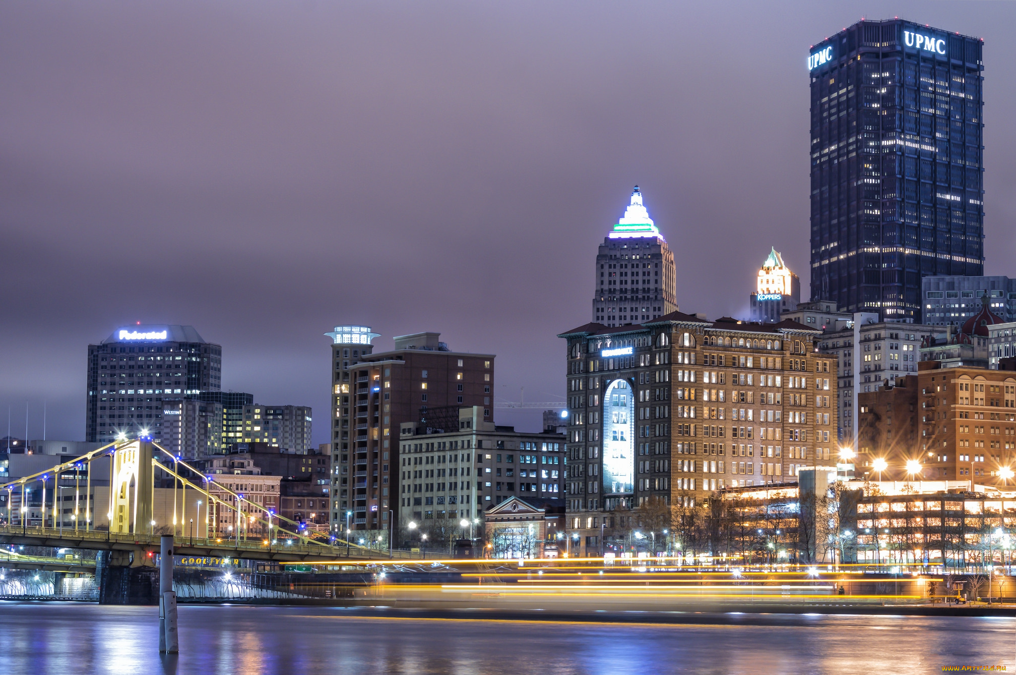 pittsburgh, города, питтсбург, , сша, панорама, небоскребы