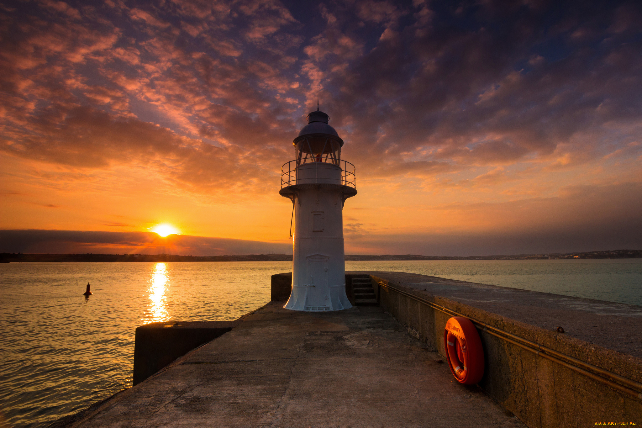 природа, маяки, простор