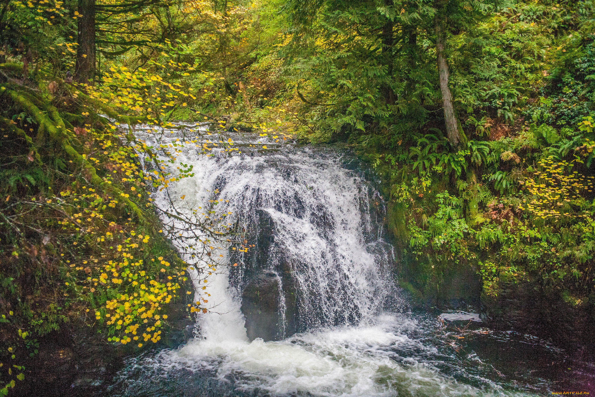 природа, водопады, простор