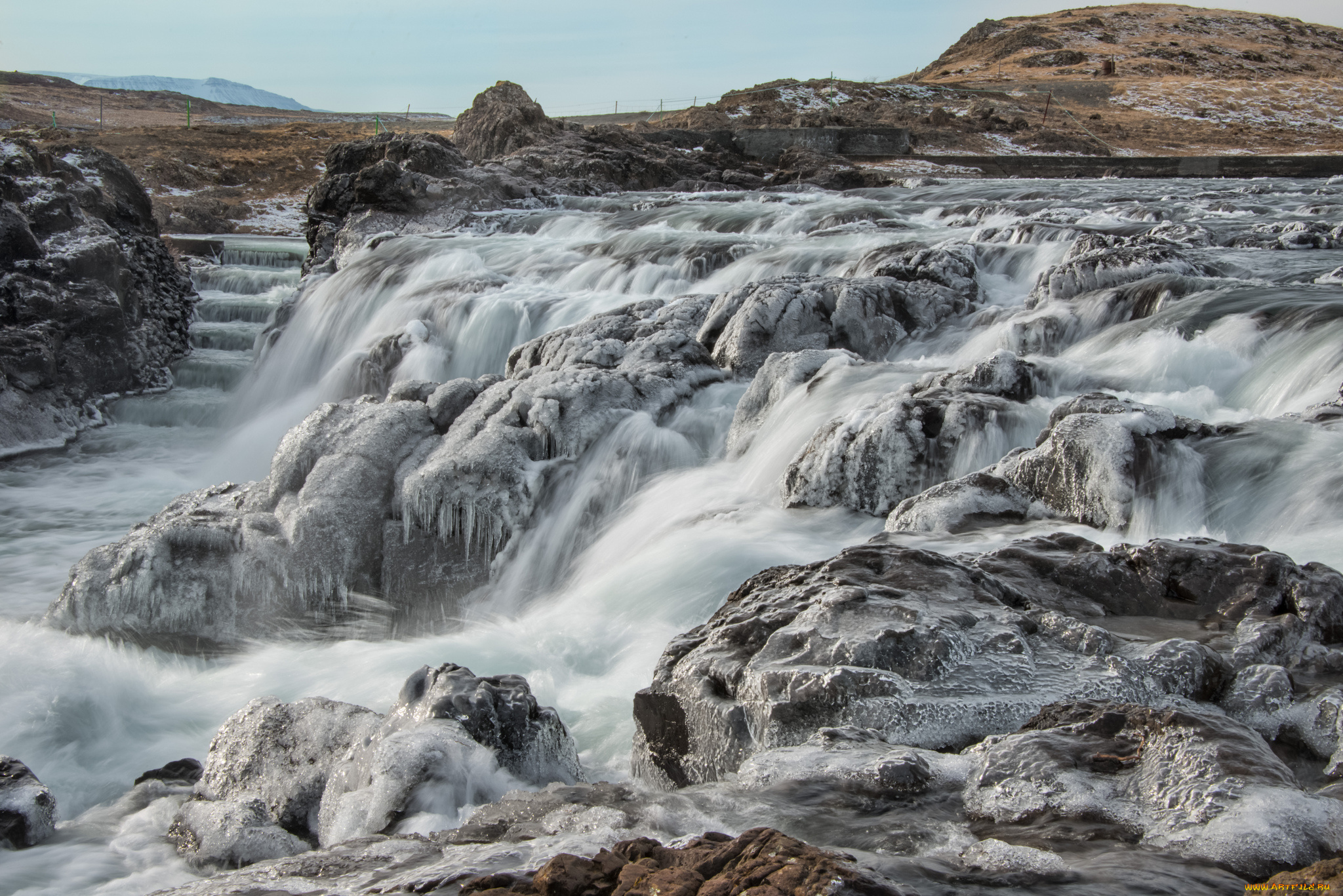 природа, водопады, простор