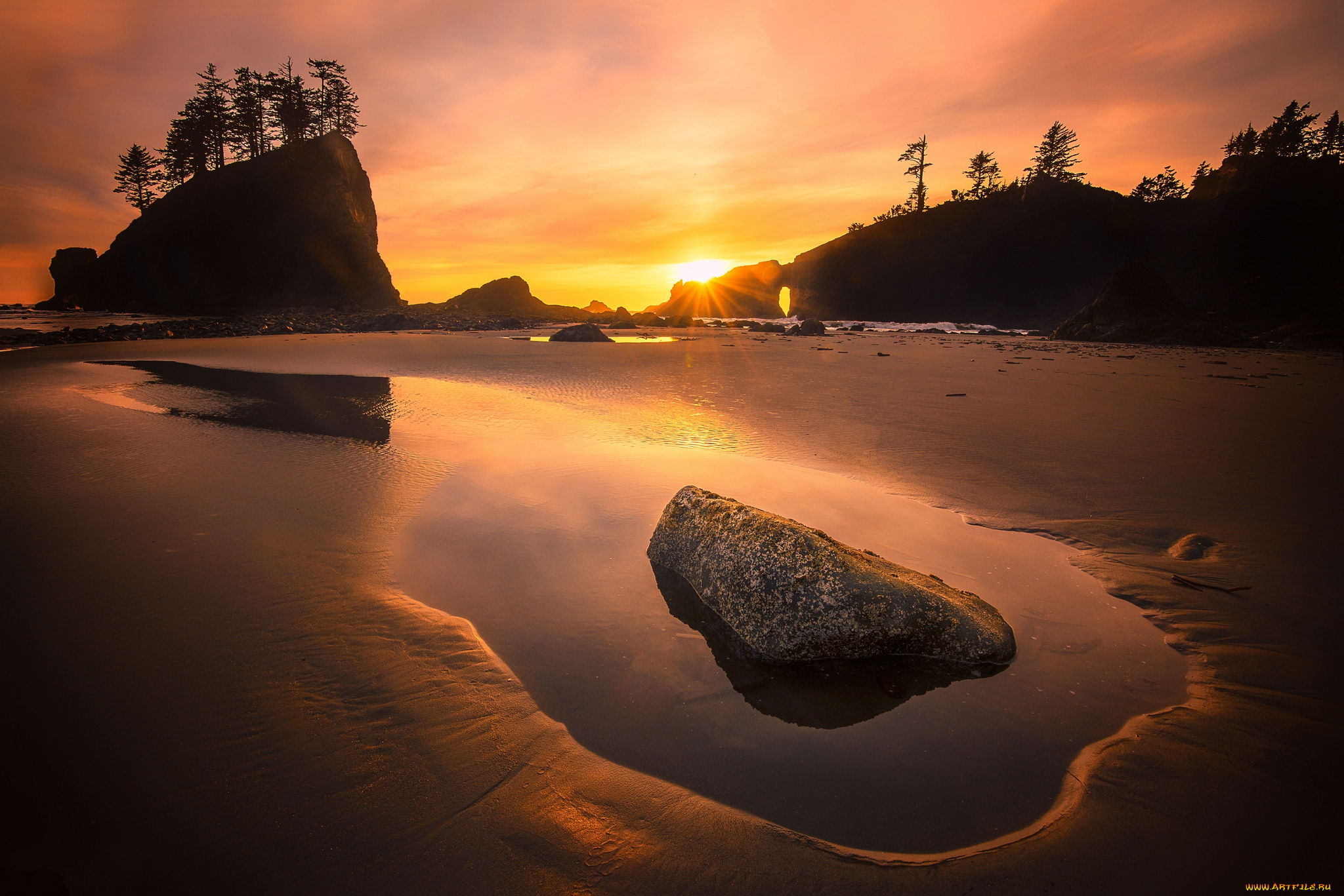 природа, восходы, закаты, простор