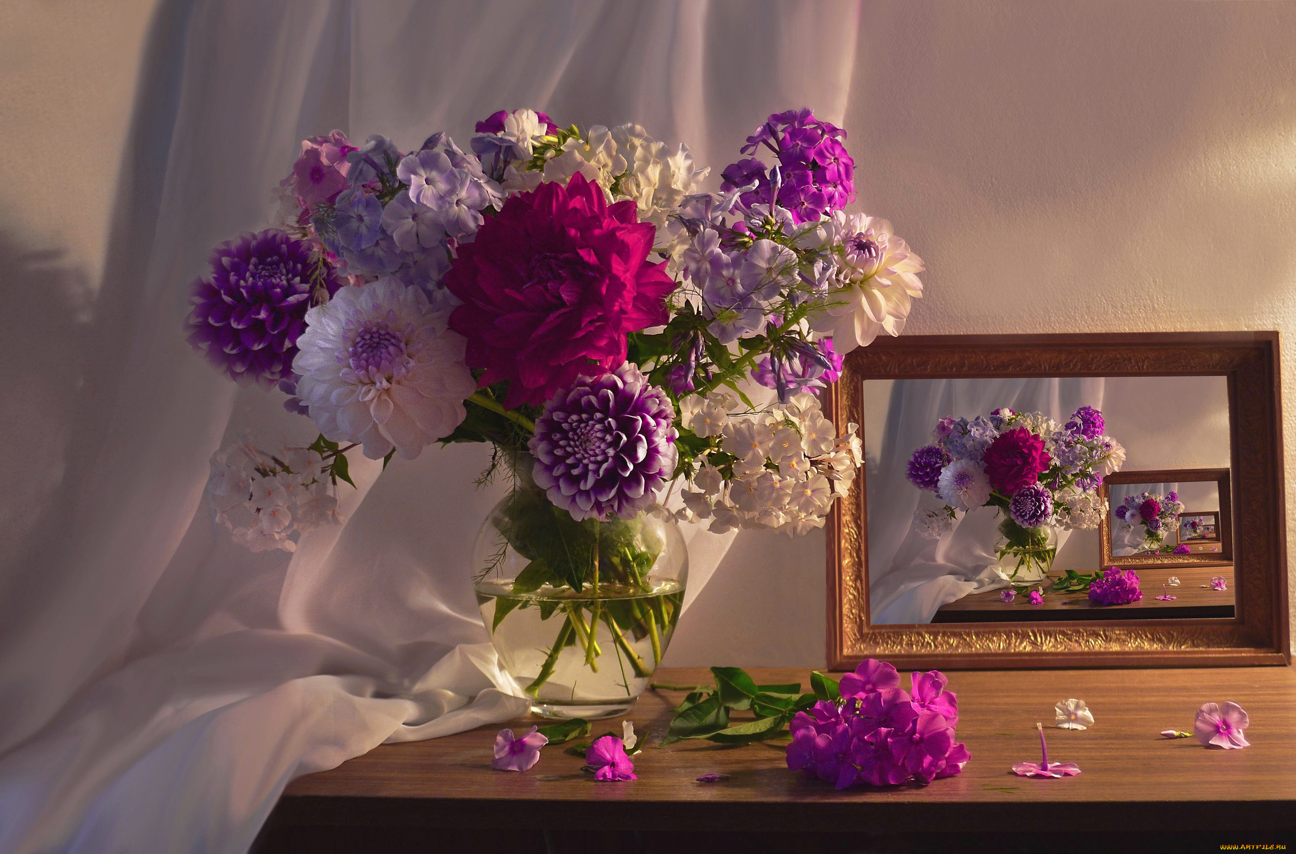 цветы, букеты, , композиции, флоксы, георгины, букет