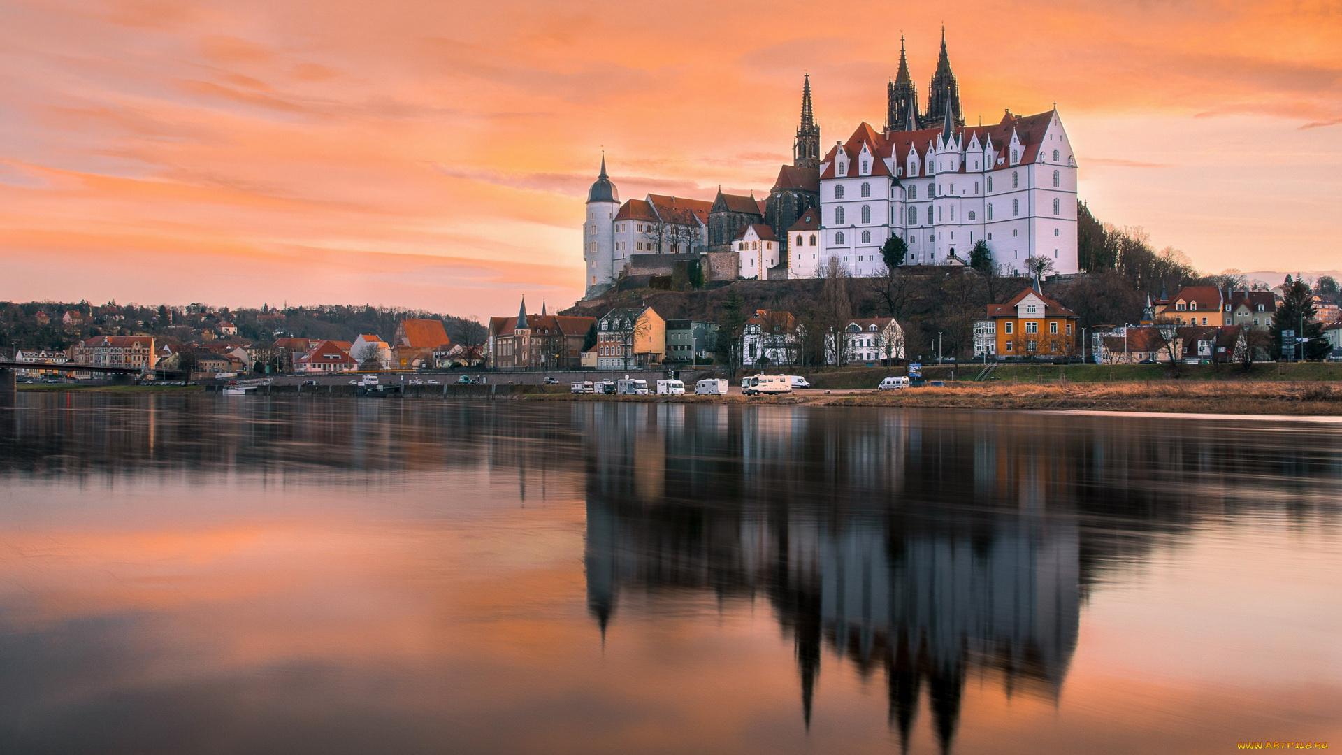 albrechtsburg, castle, города, замки, германии, albrechtsburg, castle