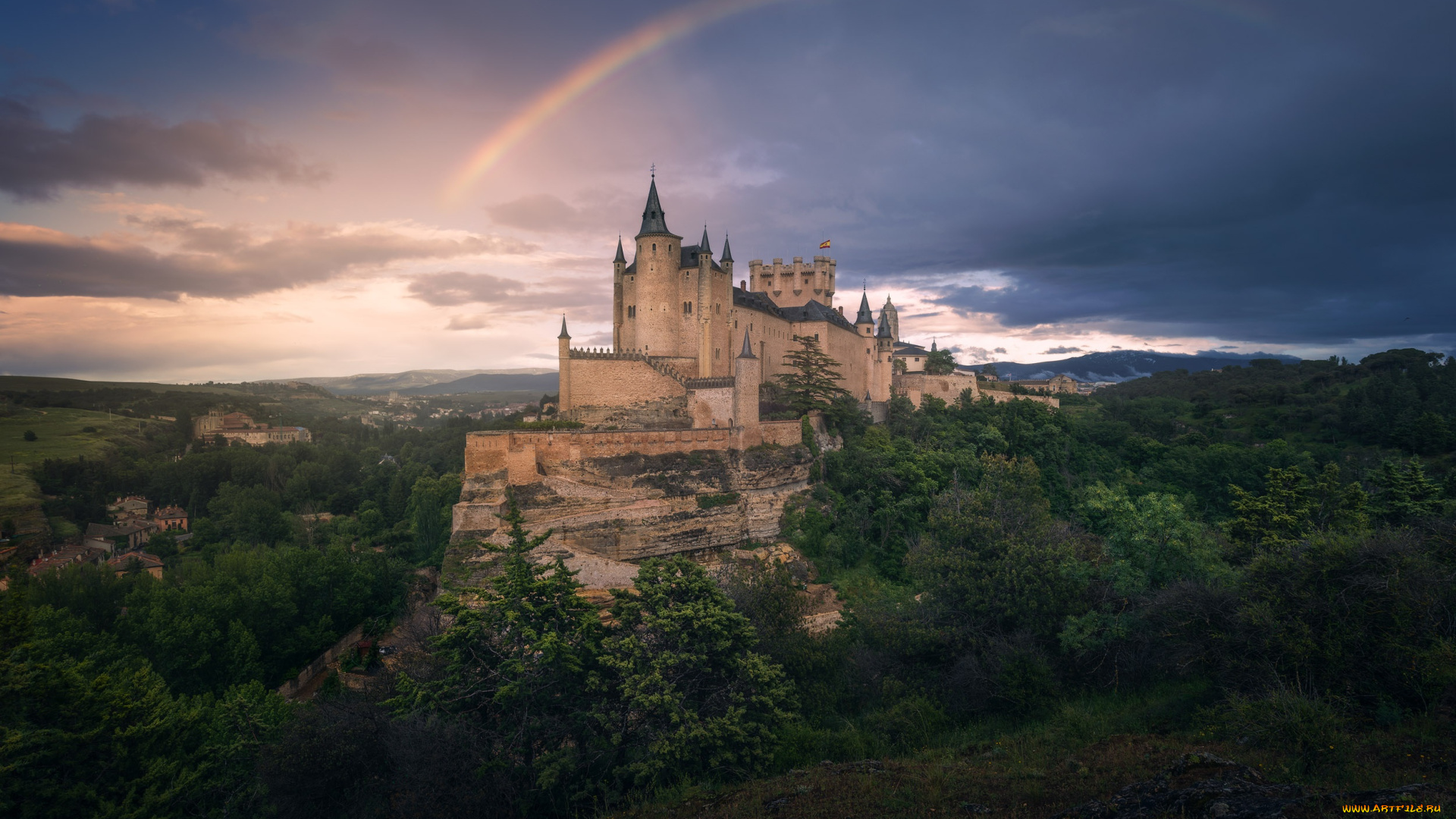 алькасар, , сеговия, , испания, города, -, дворцы, , замки, , крепости, замок, архитектура