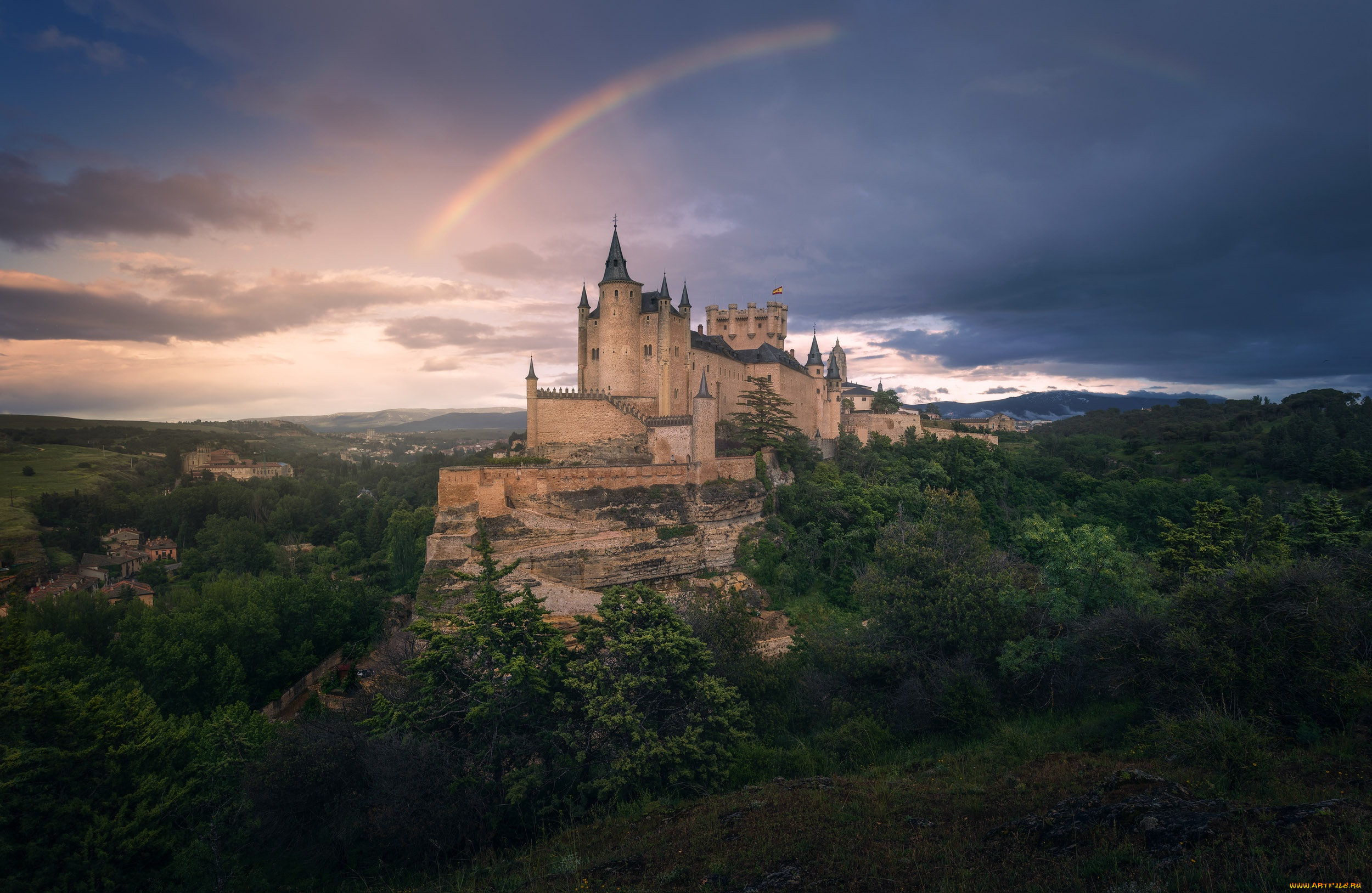 алькасар, , сеговия, , испания, города, -, дворцы, , замки, , крепости, замок, архитектура