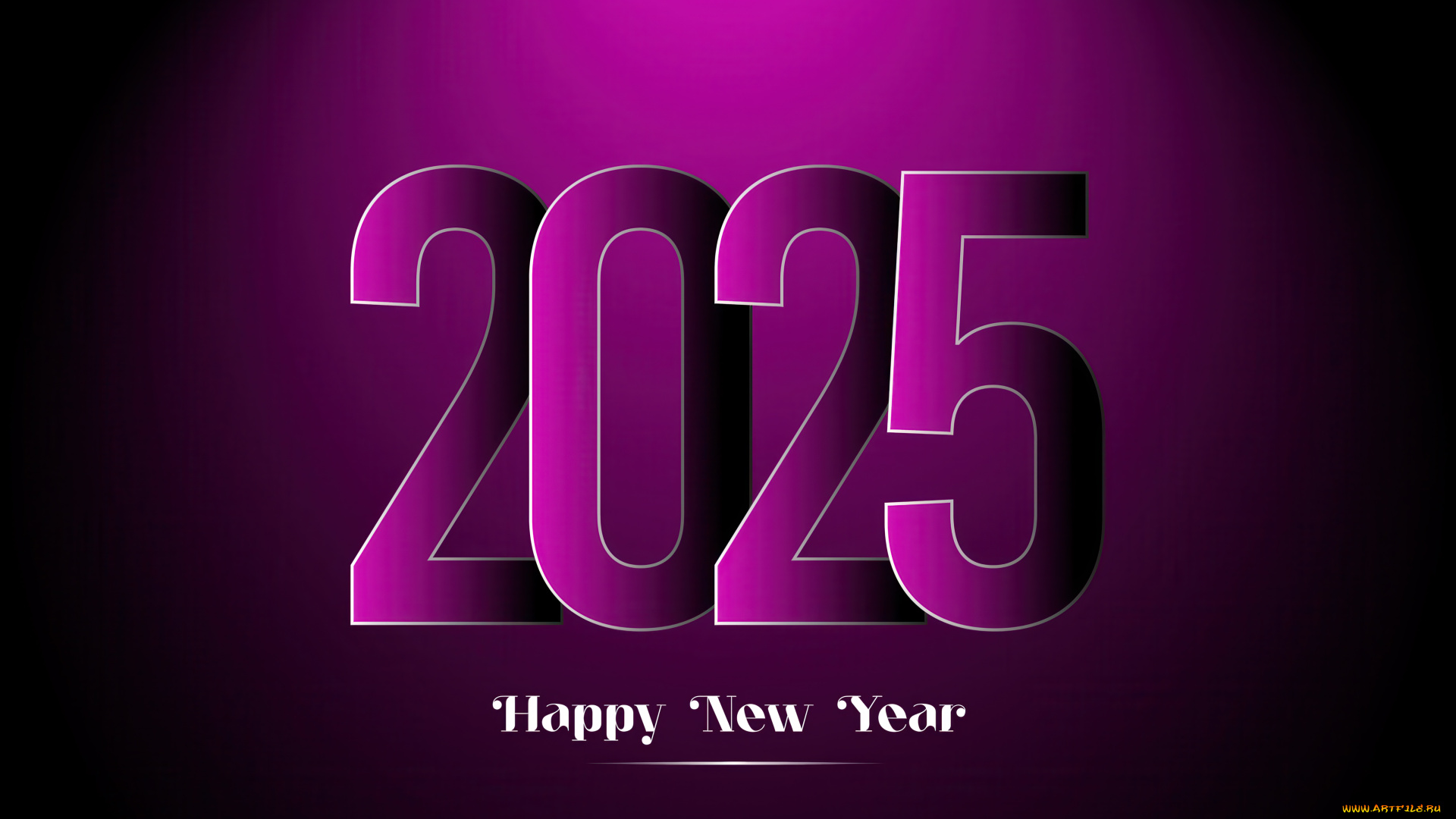 праздничные, -, разное, , новый, год, фиолетовый, фон, новый, 2025, год, cчастливoго, новoго, года