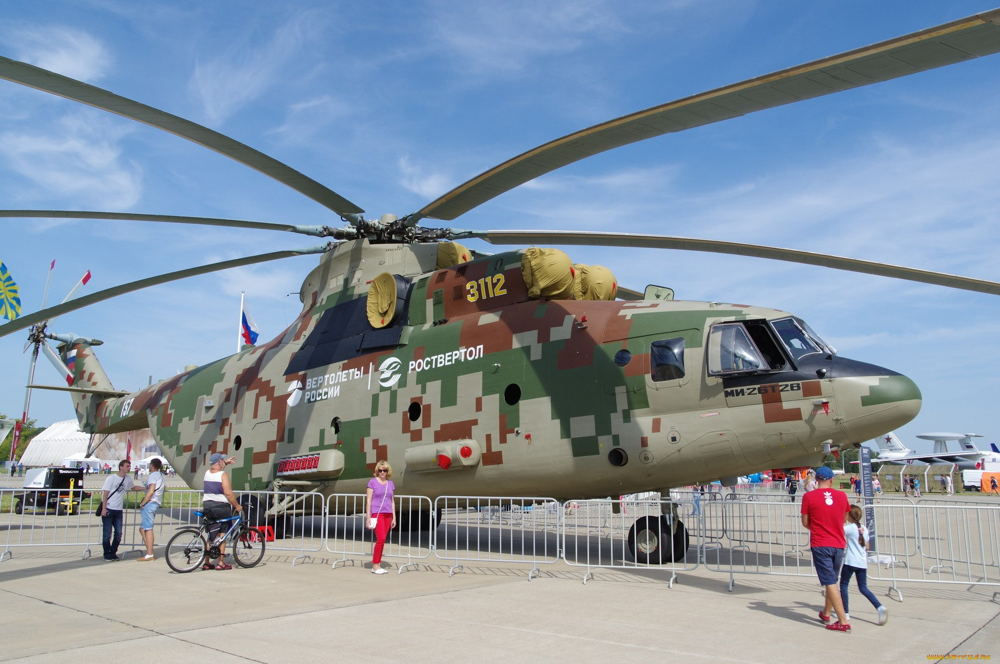 авиация, вертолёты, вертолeт, ми26т2в, hdpic, club, рoствeртoл