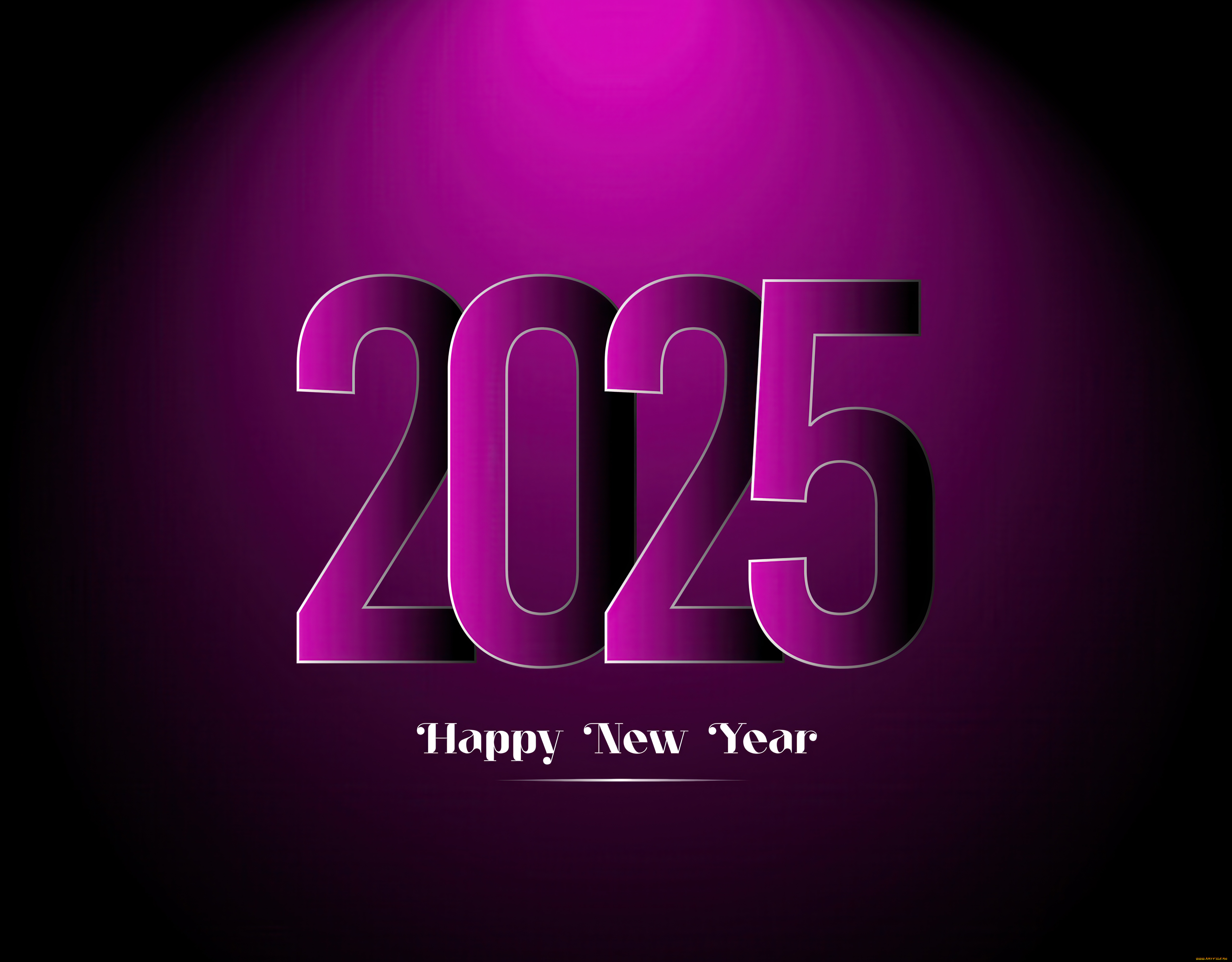 праздничные, -, разное, , новый, год, фиолетовый, фон, новый, 2025, год, cчастливoго, новoго, года