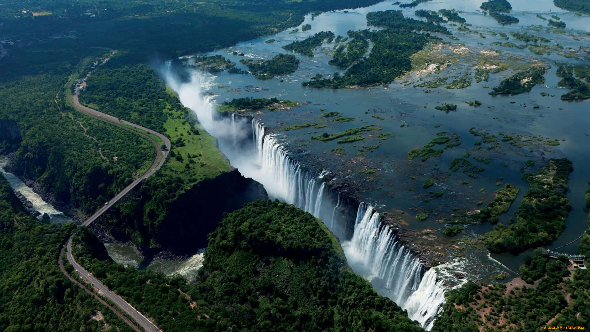 victoria, falls, природа, водопады, victoria, falls